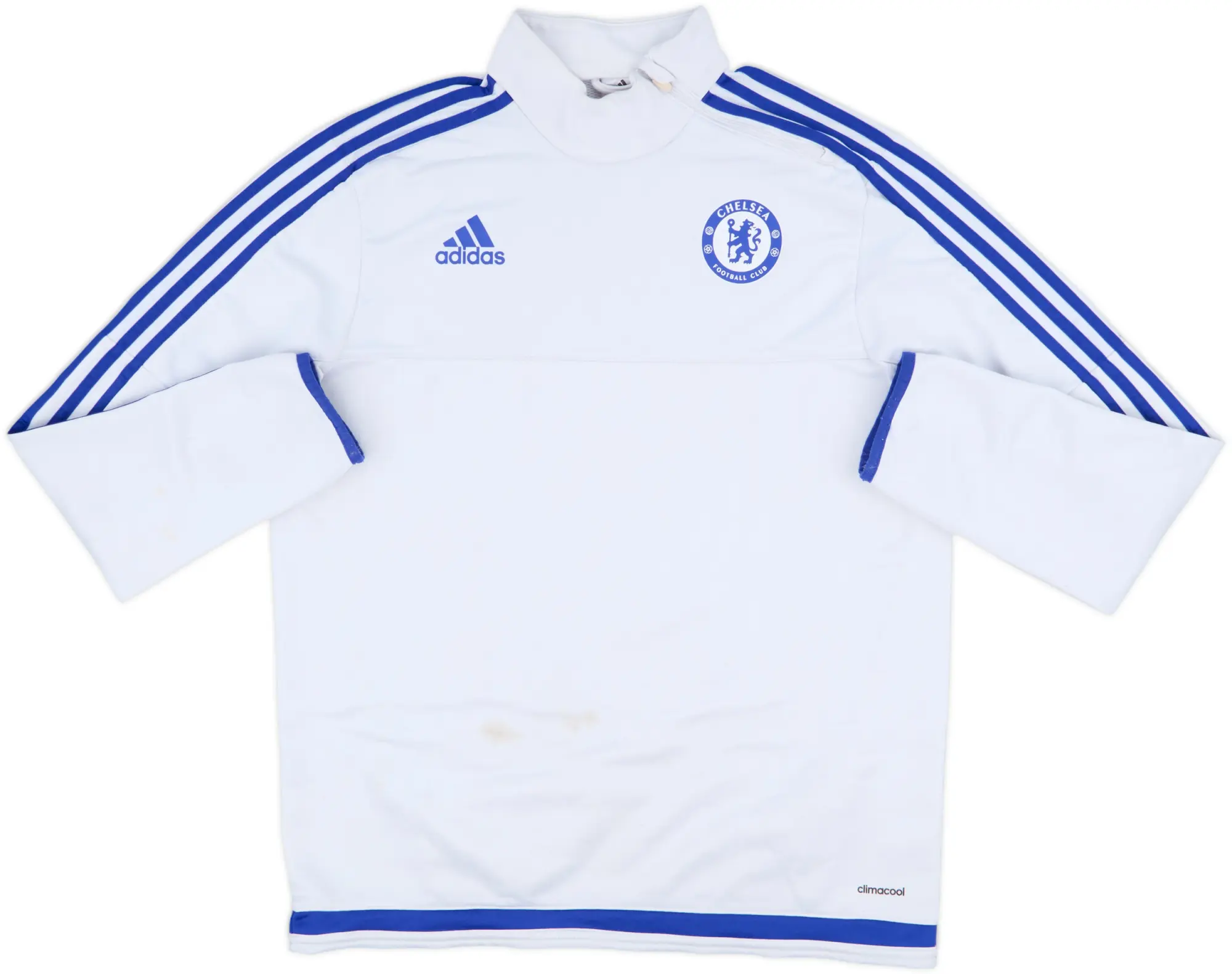 2015-16 Chelsea adidas 1/4 Zip Drill Top - 5/10 - (L)