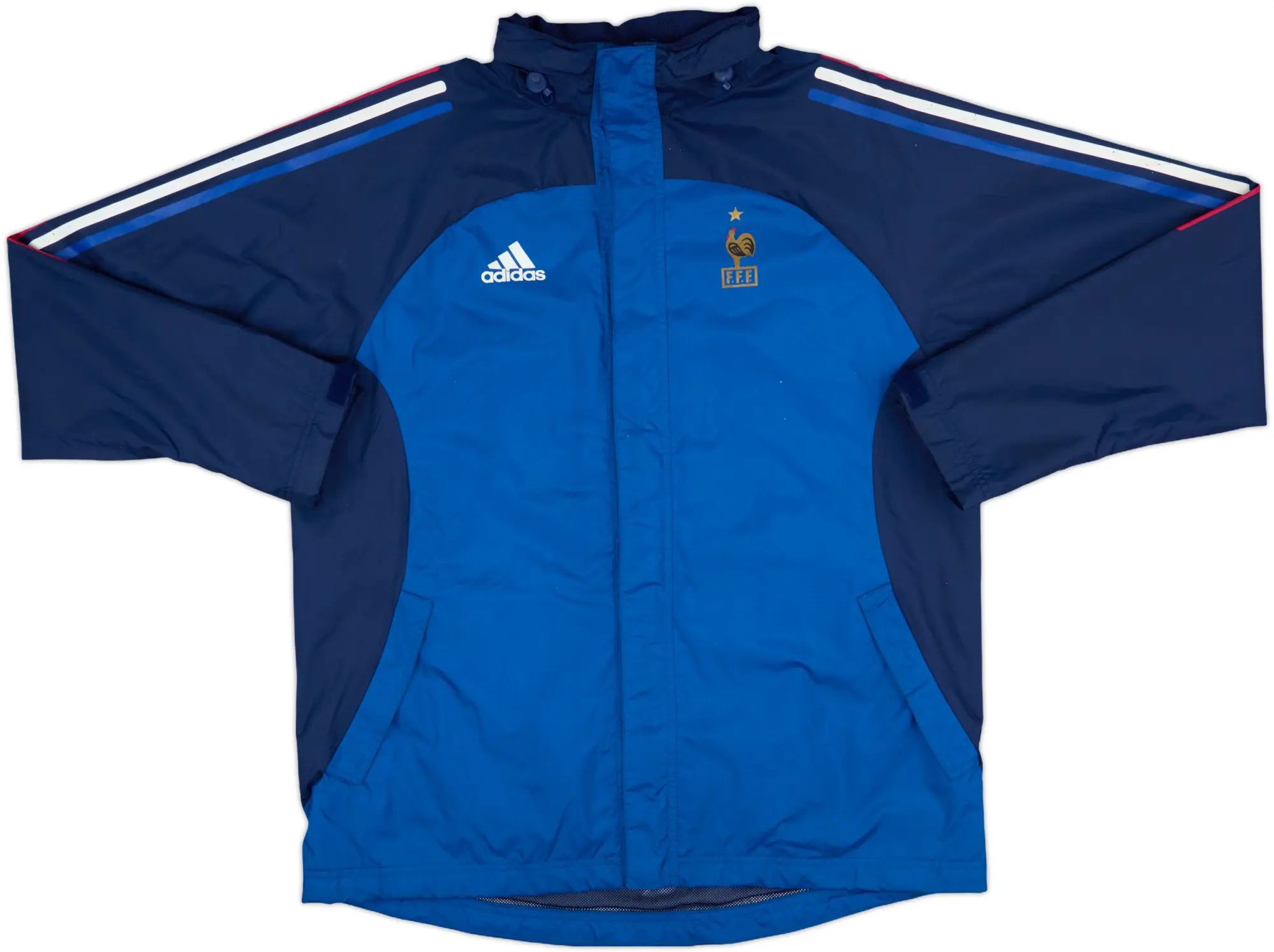 2002-04 France adidas Hooded Rain Jacket - 7/10 - (M/L)