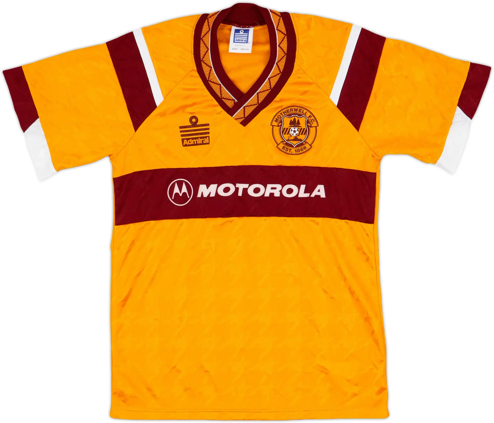 Admiral Motherwell Boys SS Home Shirt 1991/92