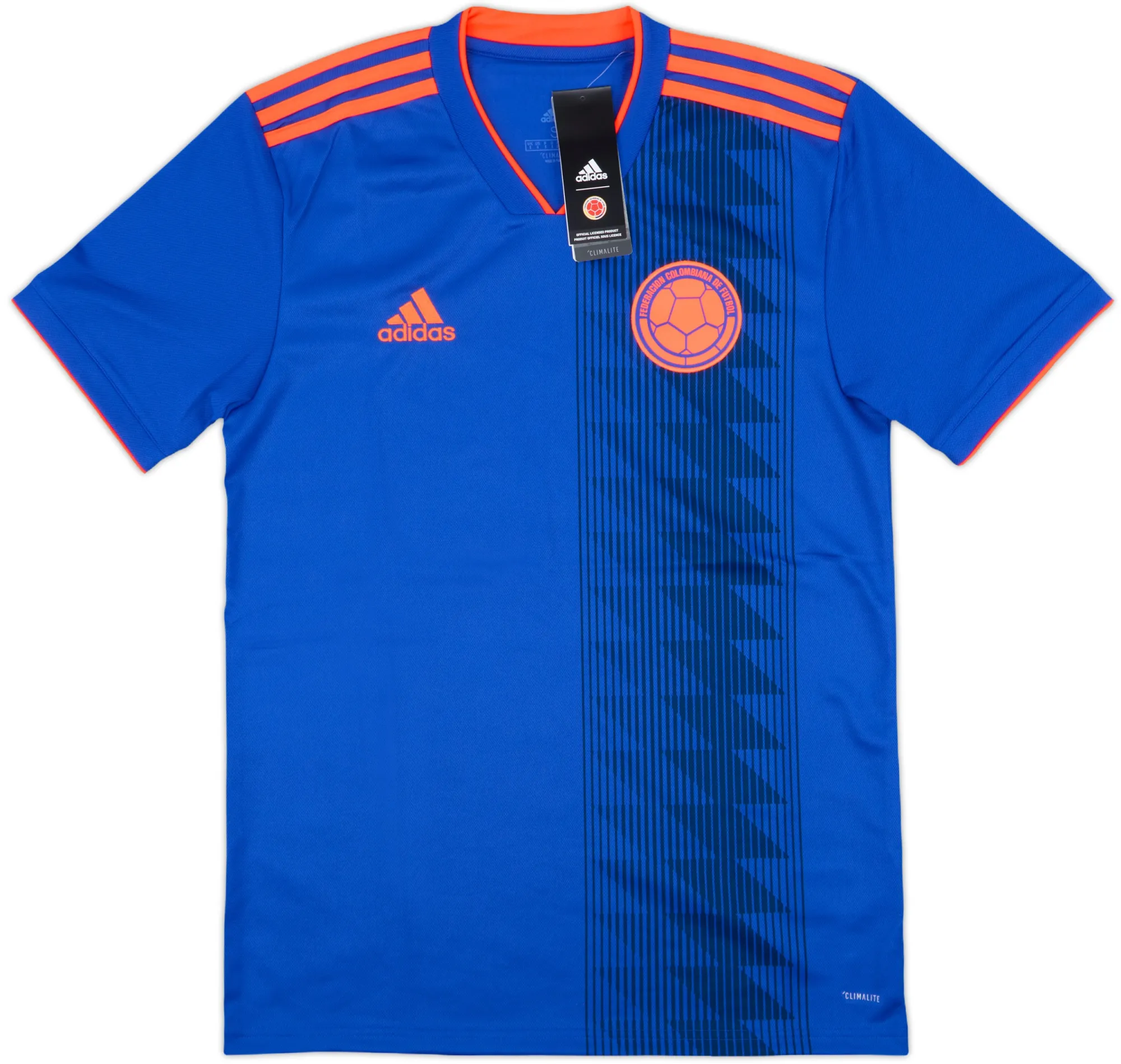 adidas Colombia Mens SS Away Shirt 2018