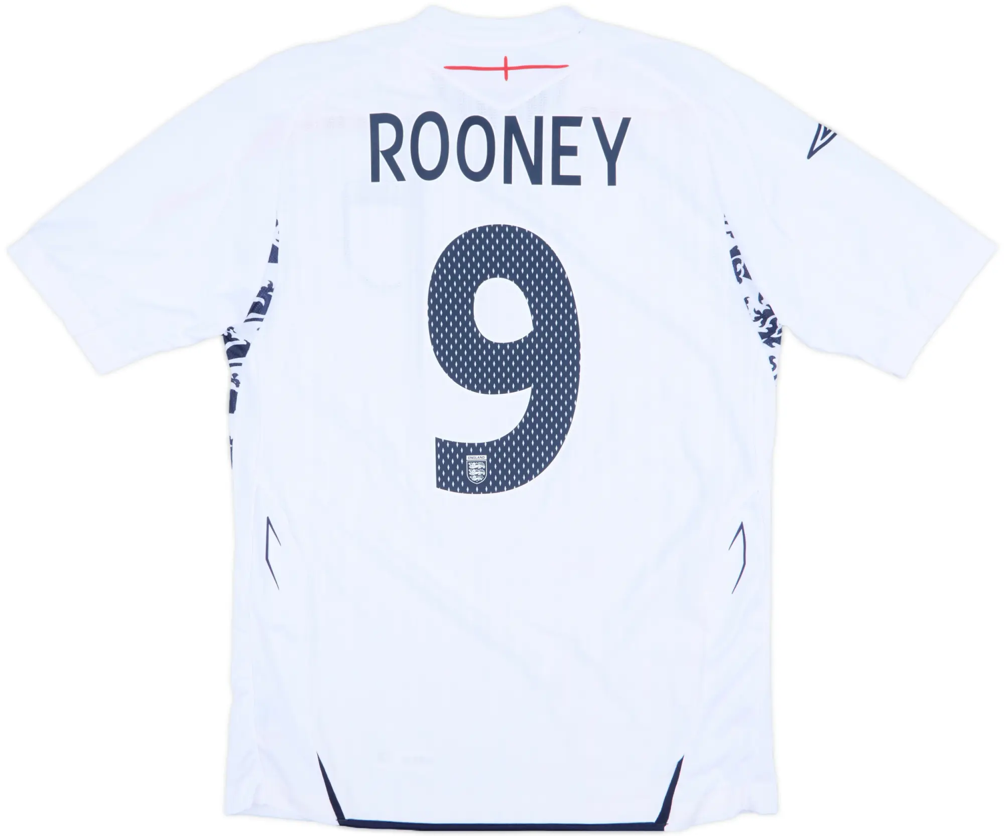 2007-09 England Home Shirt Rooney #9 (M)