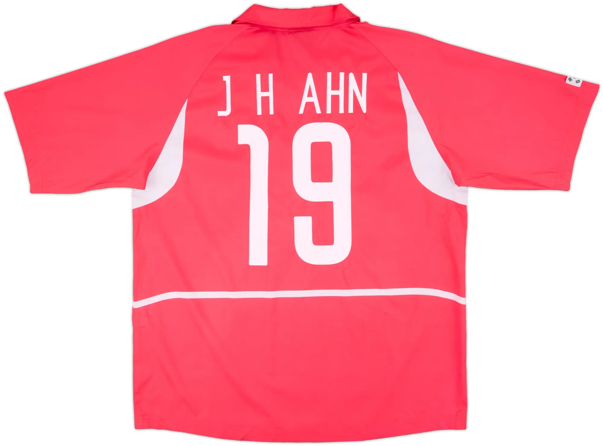 2002-03 South Korea Home Shirt J.H.Ahn #19 - 8/10 - (XXL)