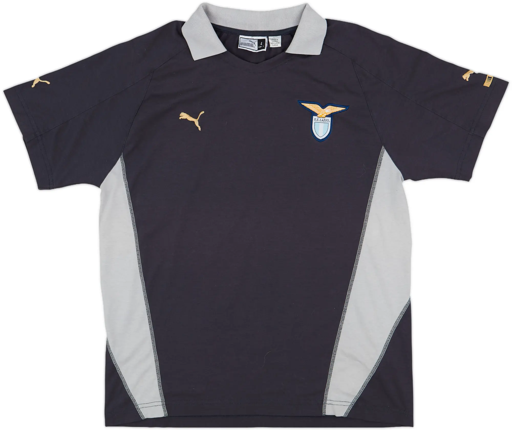 2000-01 Lazio Puma Polo Shirt - 7/10 - (L)