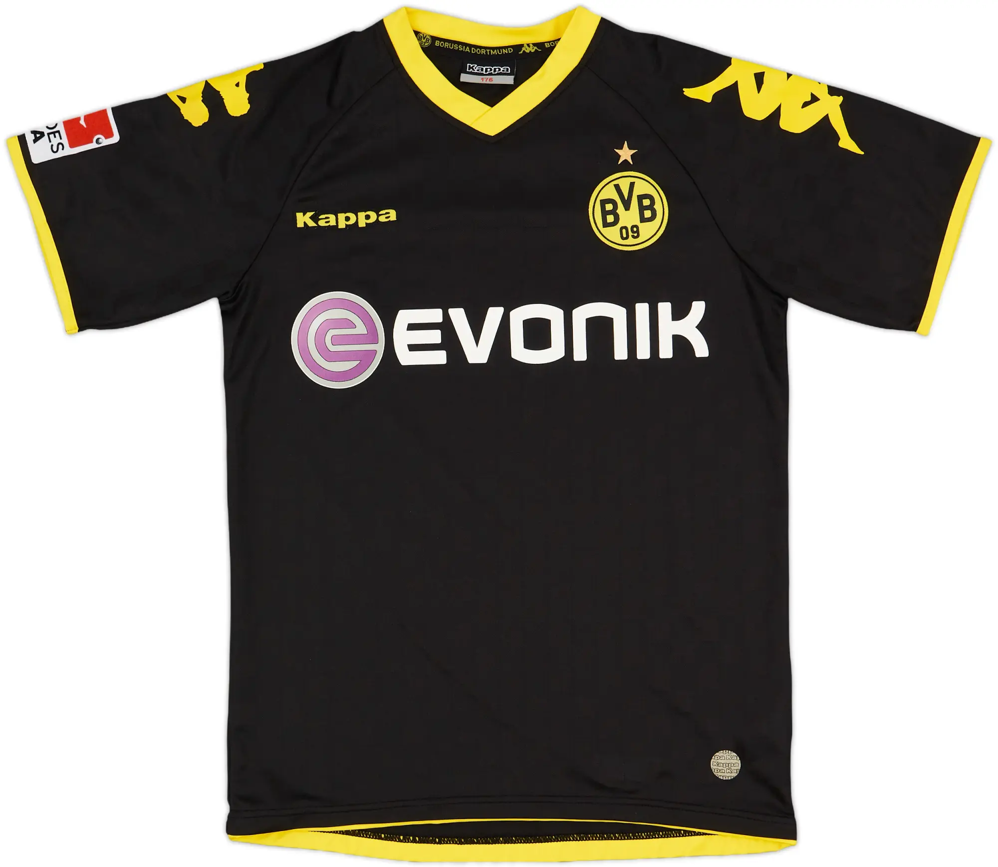 Kappa Borussia Dortmund Boys SS Away Shirt 2010/11