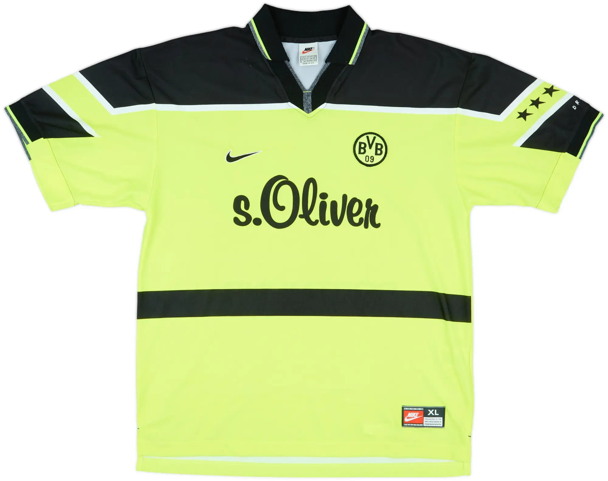 Nike Borussia Dortmund Boys SS Home Shirt 1997/98