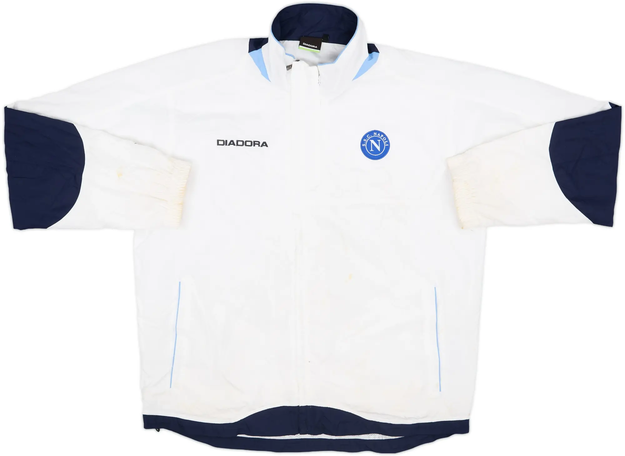 2002-03 Napoli Diadora Track Jacket - 5/10 - (XXL)