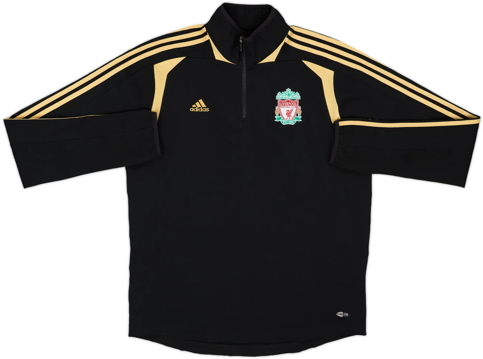 2008-09 Liverpool adidas 1/4 Zip Training Top - 8/10 - (L)