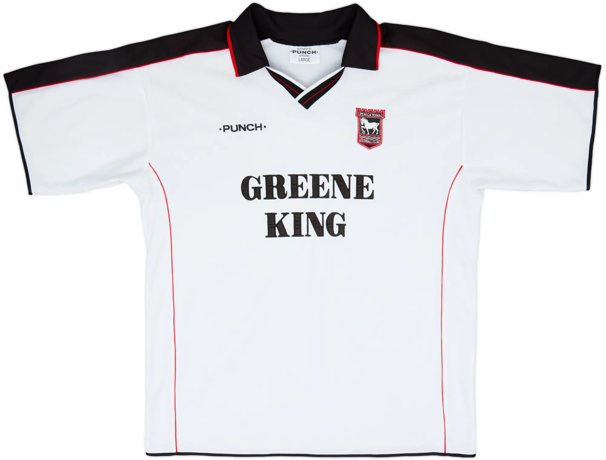 Away Ipswich Town Mens SS Away Shirt 2000/02