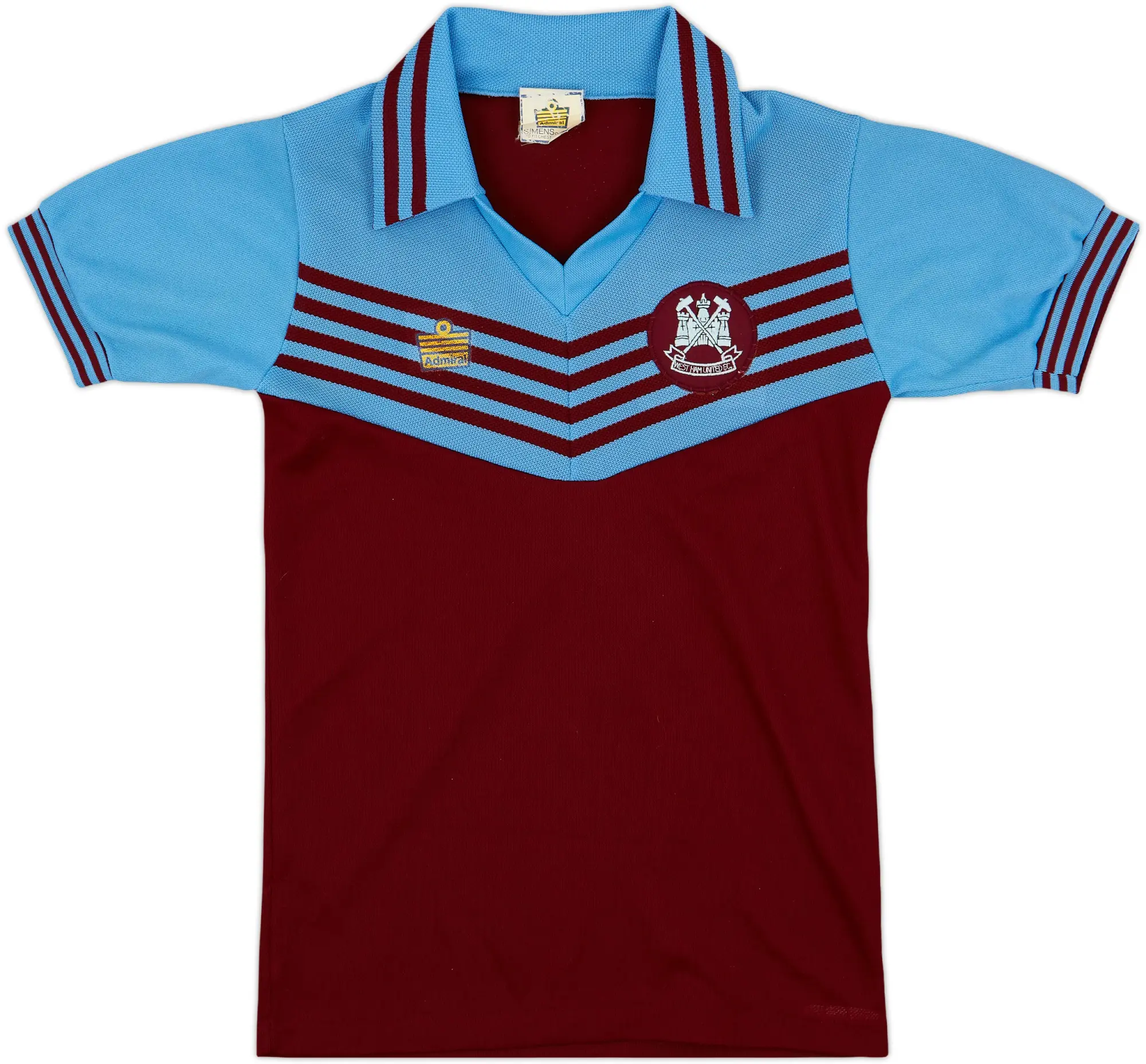 1976-80 West Ham Home Shirt - 8/10 - (S)