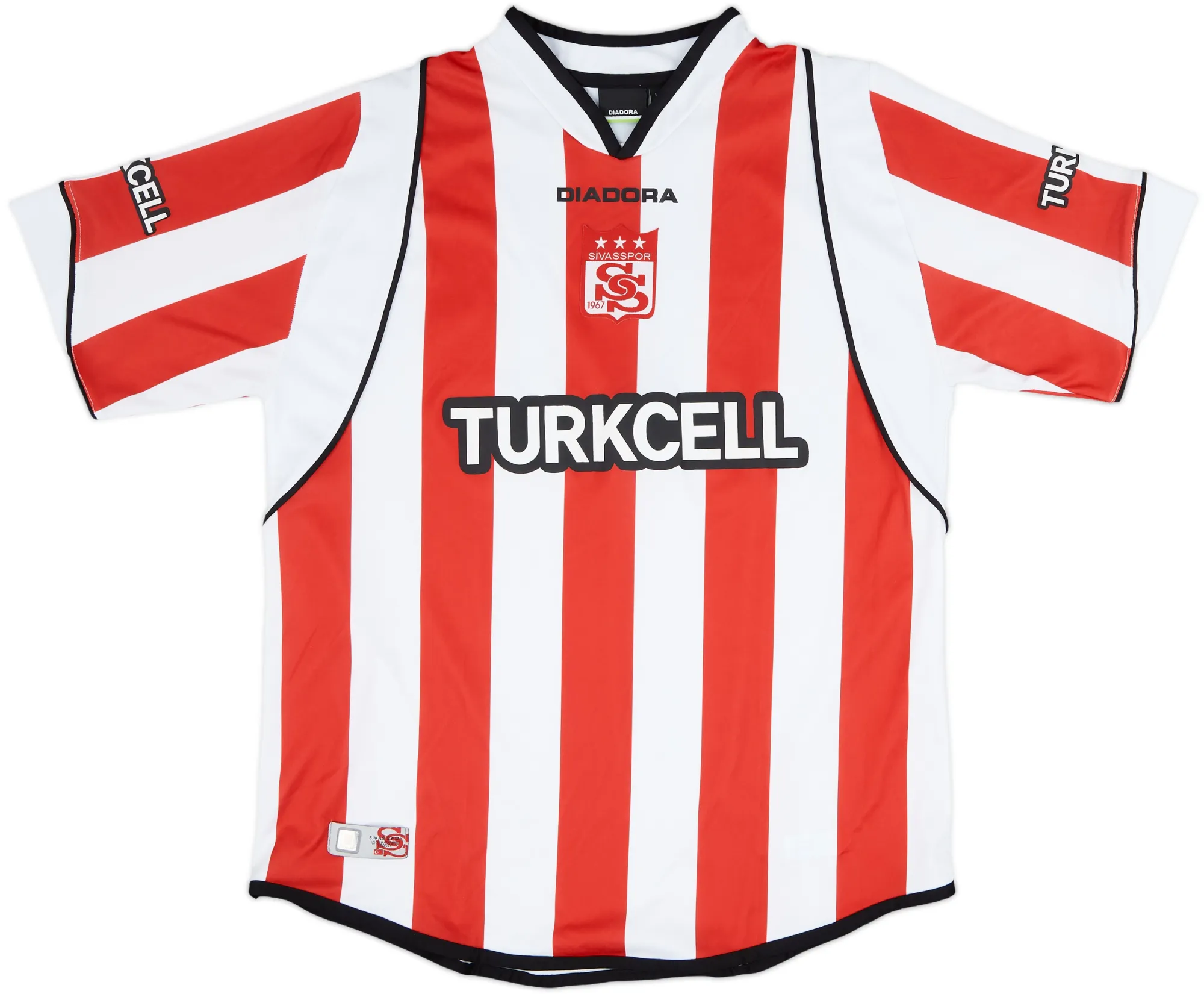 Diadora Sivasspor Mens SS Home Shirt 2007/08