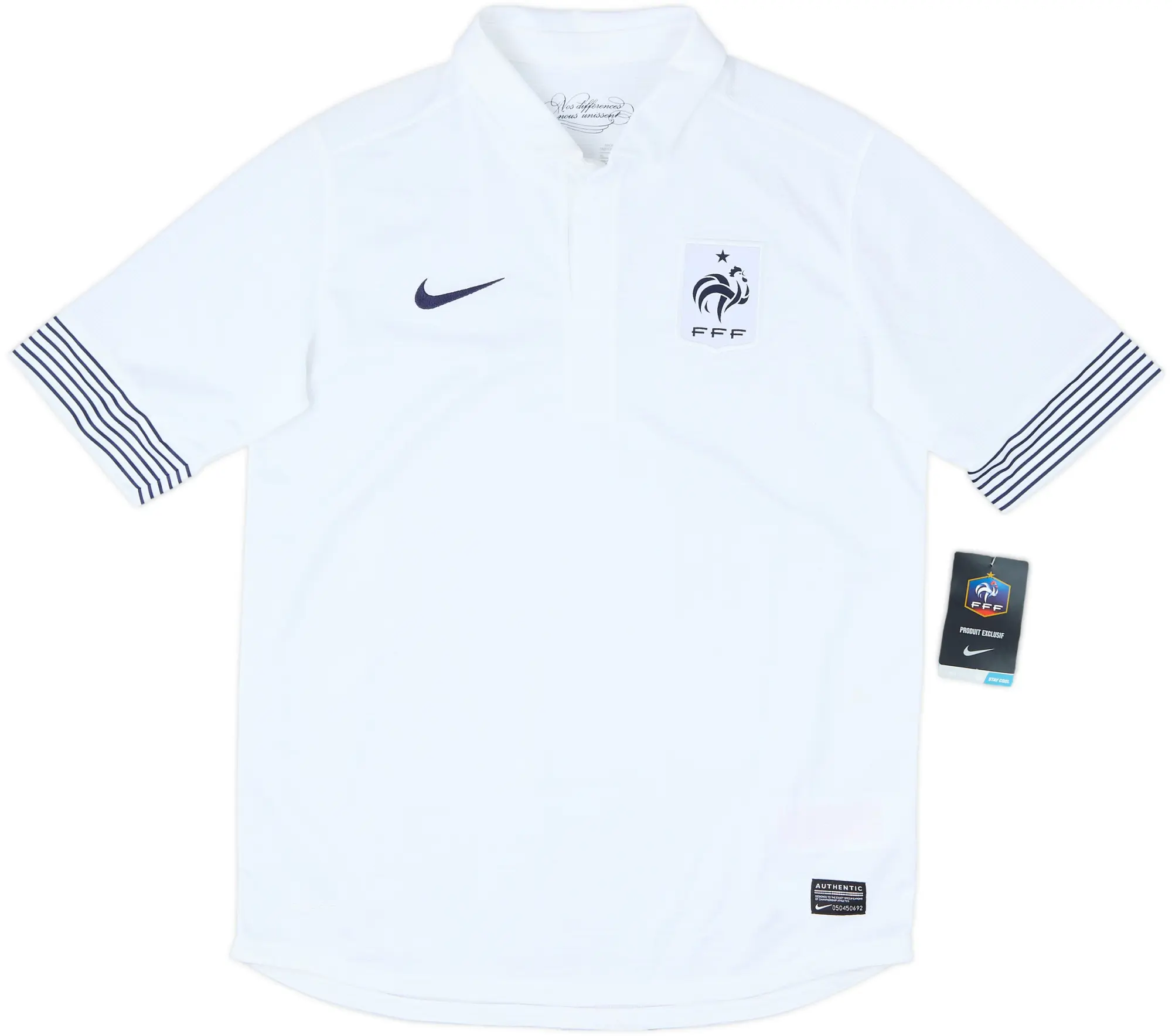 Nike France Boys SS Away Shirt 2012