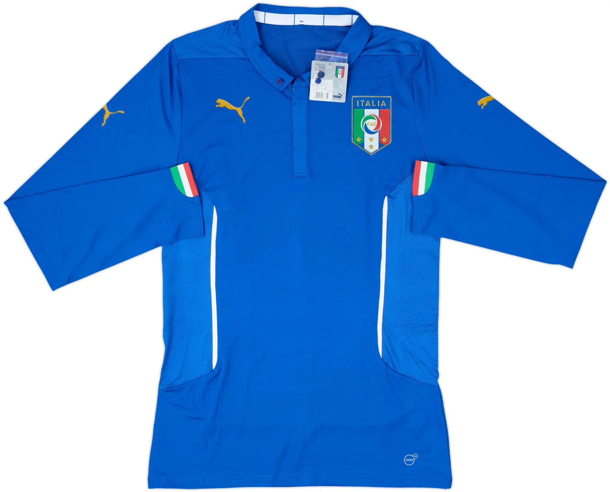 2014-15 Italy Player Issue Home L/S Shirt (XXL)