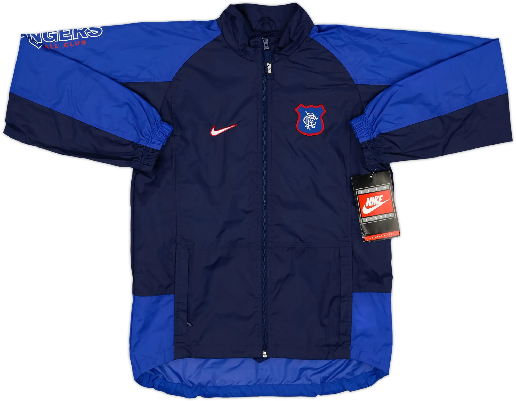 1997-98 Rangers Nike Rain Jacket (XL.Boys)