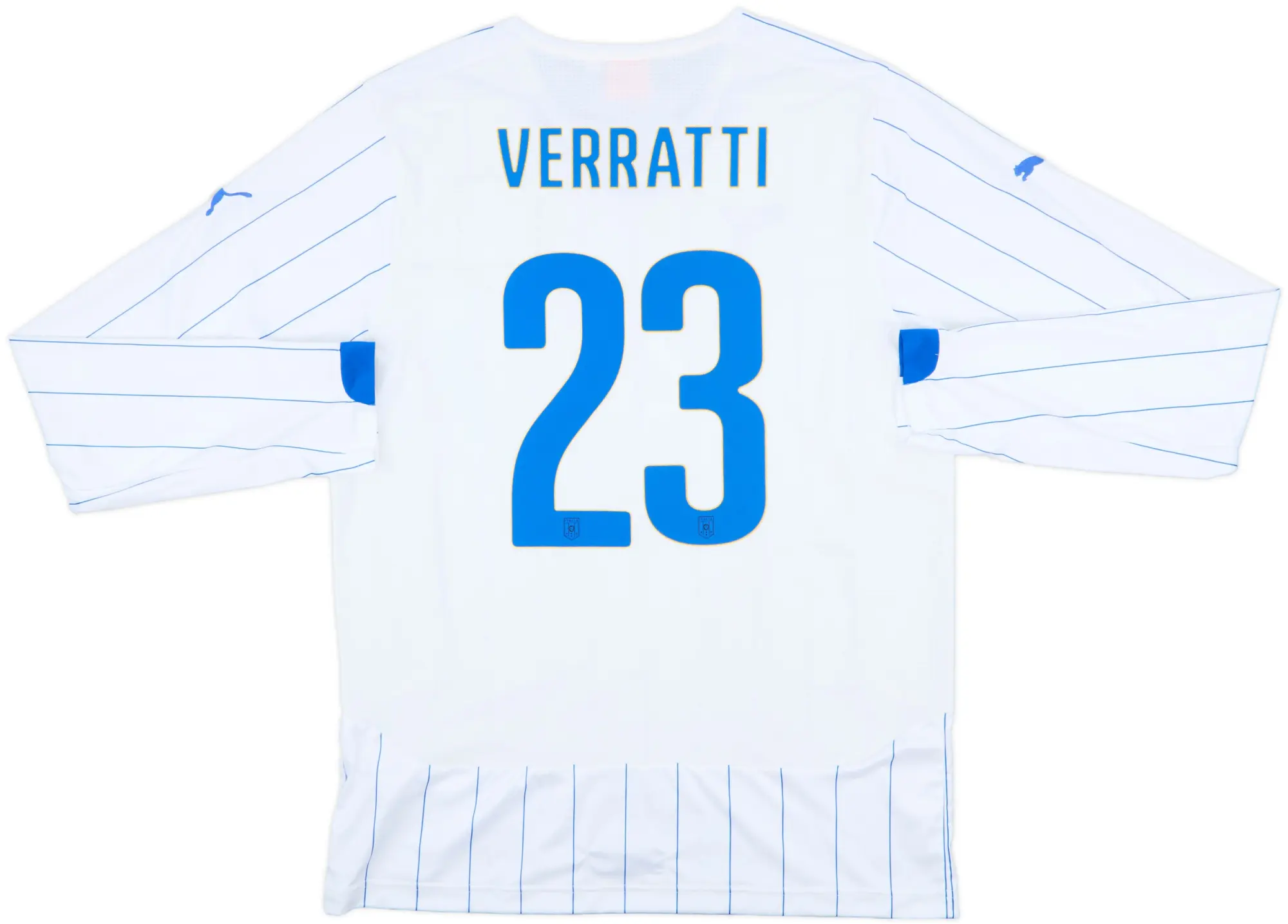 2014-15 Italy Away L/S Shirt Verratti #23 (XL)