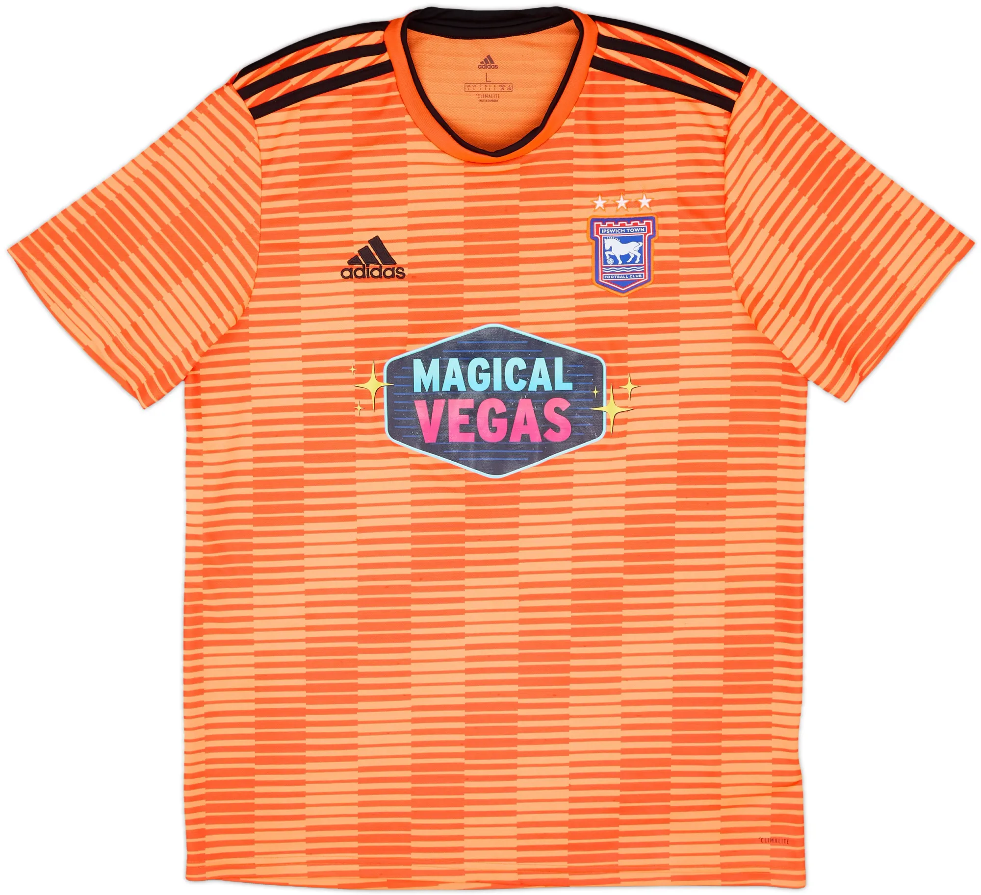 adidas Ipswich Town Mens SS Away Shirt 2018/20