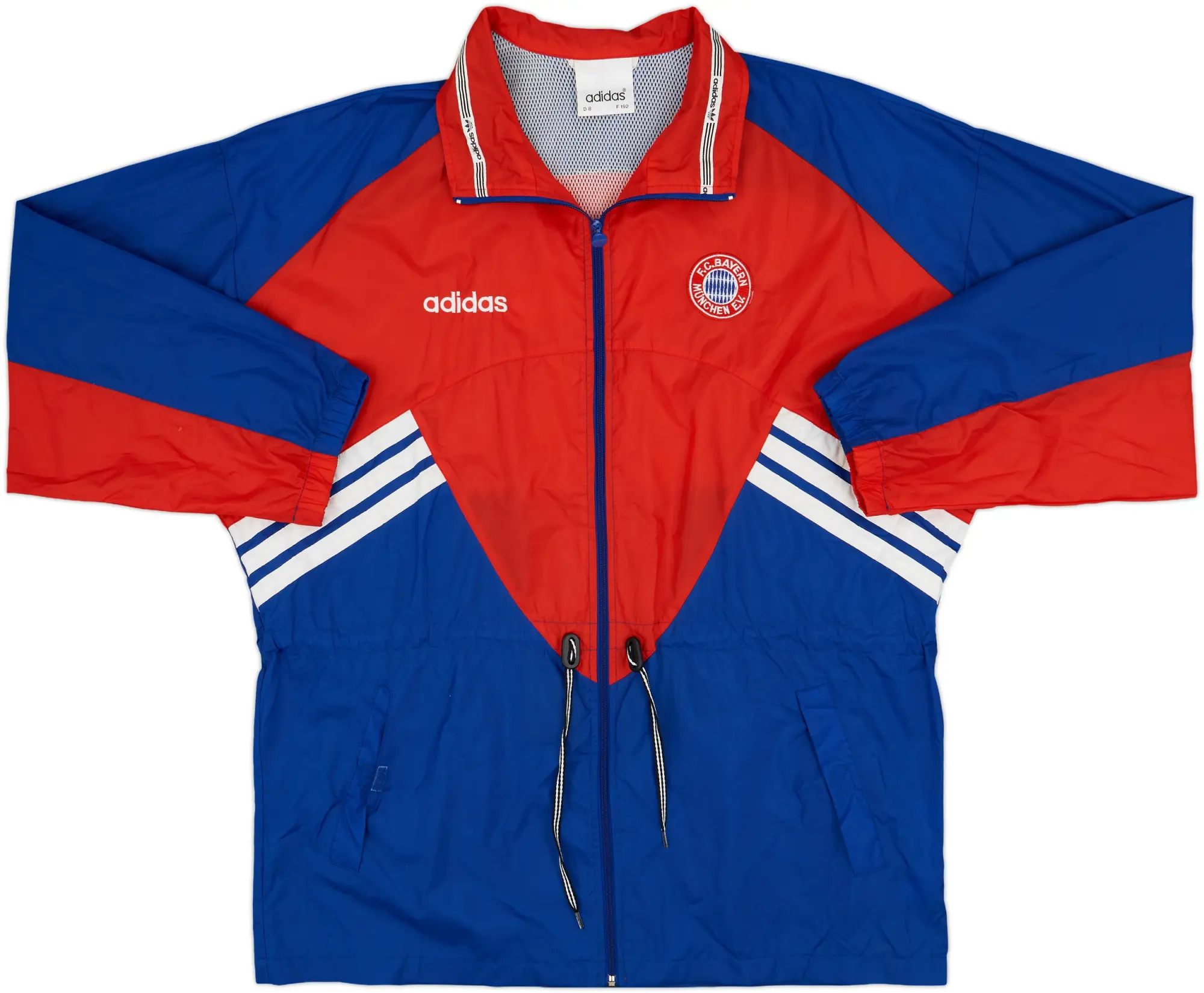 1995-96 Bayern Munich adidas Rain Jacket - 10/10 - (XXL)