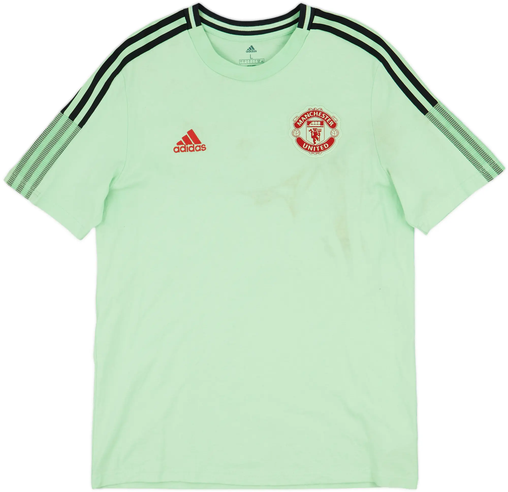 2020-21 Manchester United adidas Cotton Tee - 4/10 - (L)