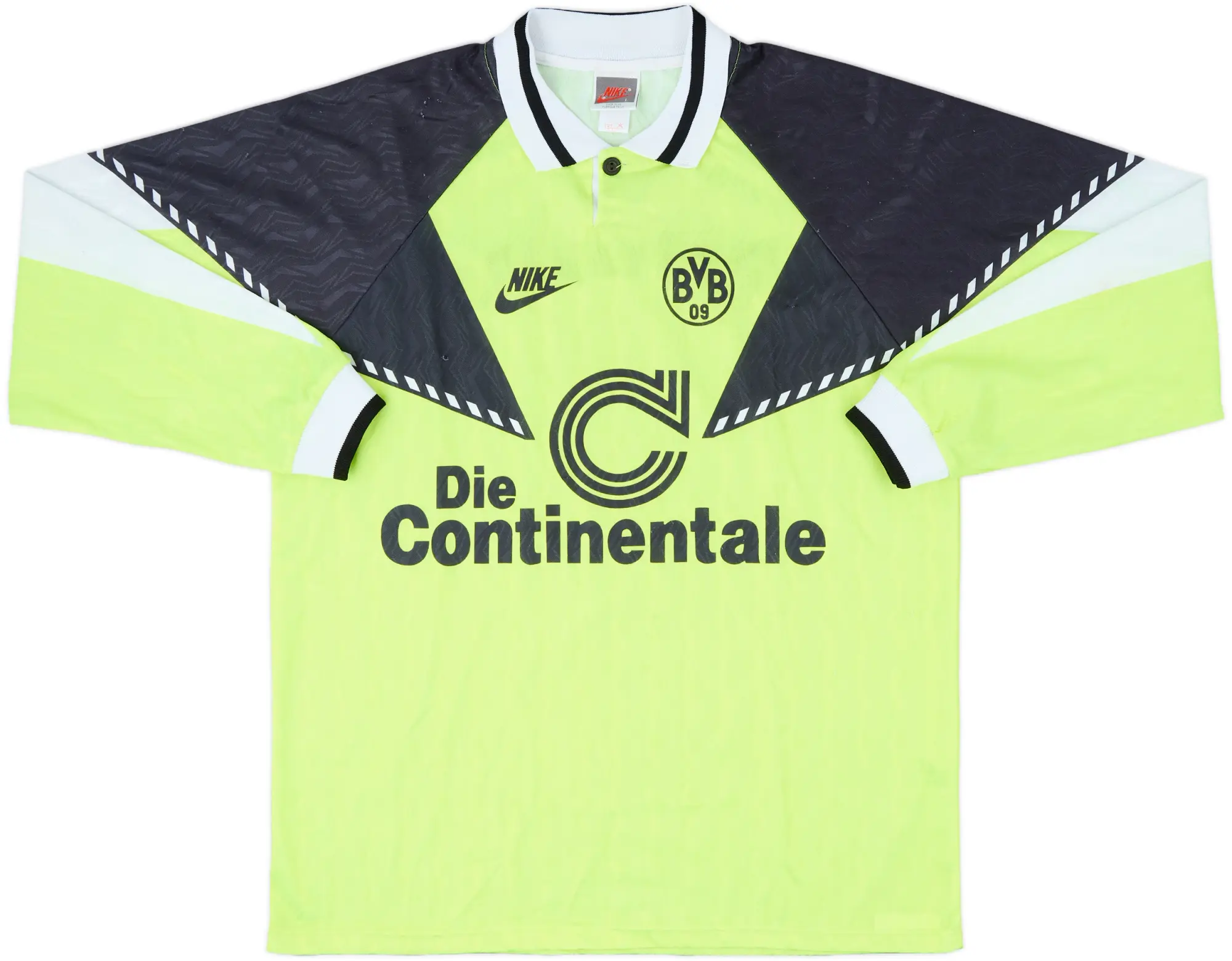 Nike Borussia Dortmund Mens LS Home Shirt 1990/91