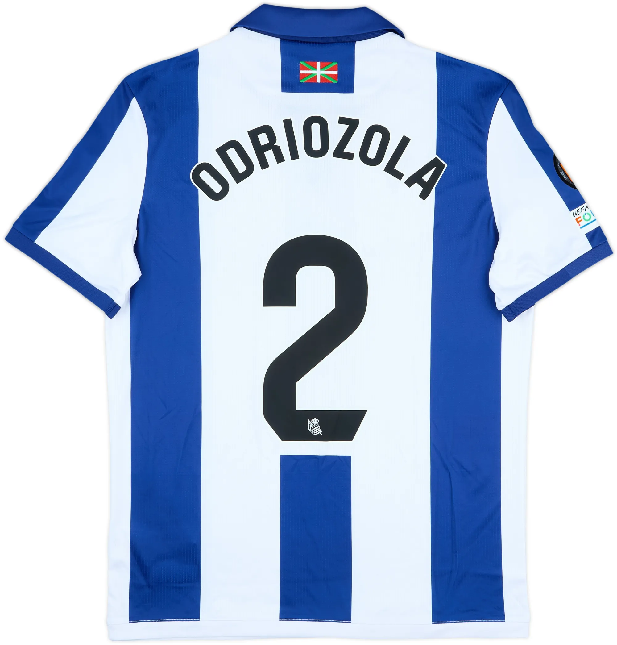 Macron Real Sociedad Mens SS Player Issue Home Shirt 2024/25