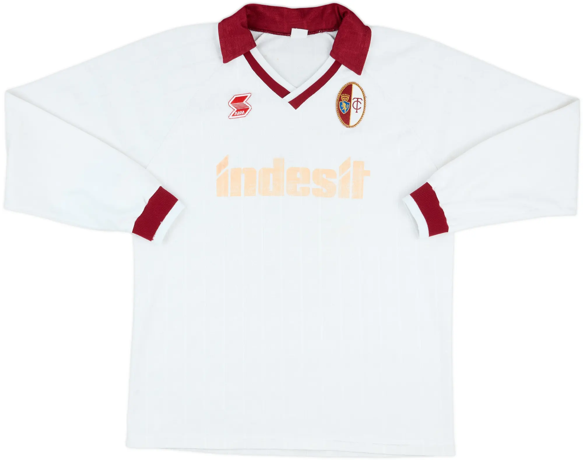 1990-91 Torino Match Issue Away L/S Shirt #14