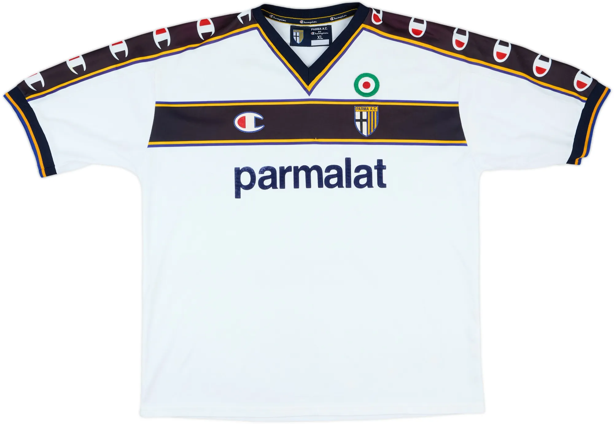 Away Parma Mens SS Player Issue Away Shirt 2002/03