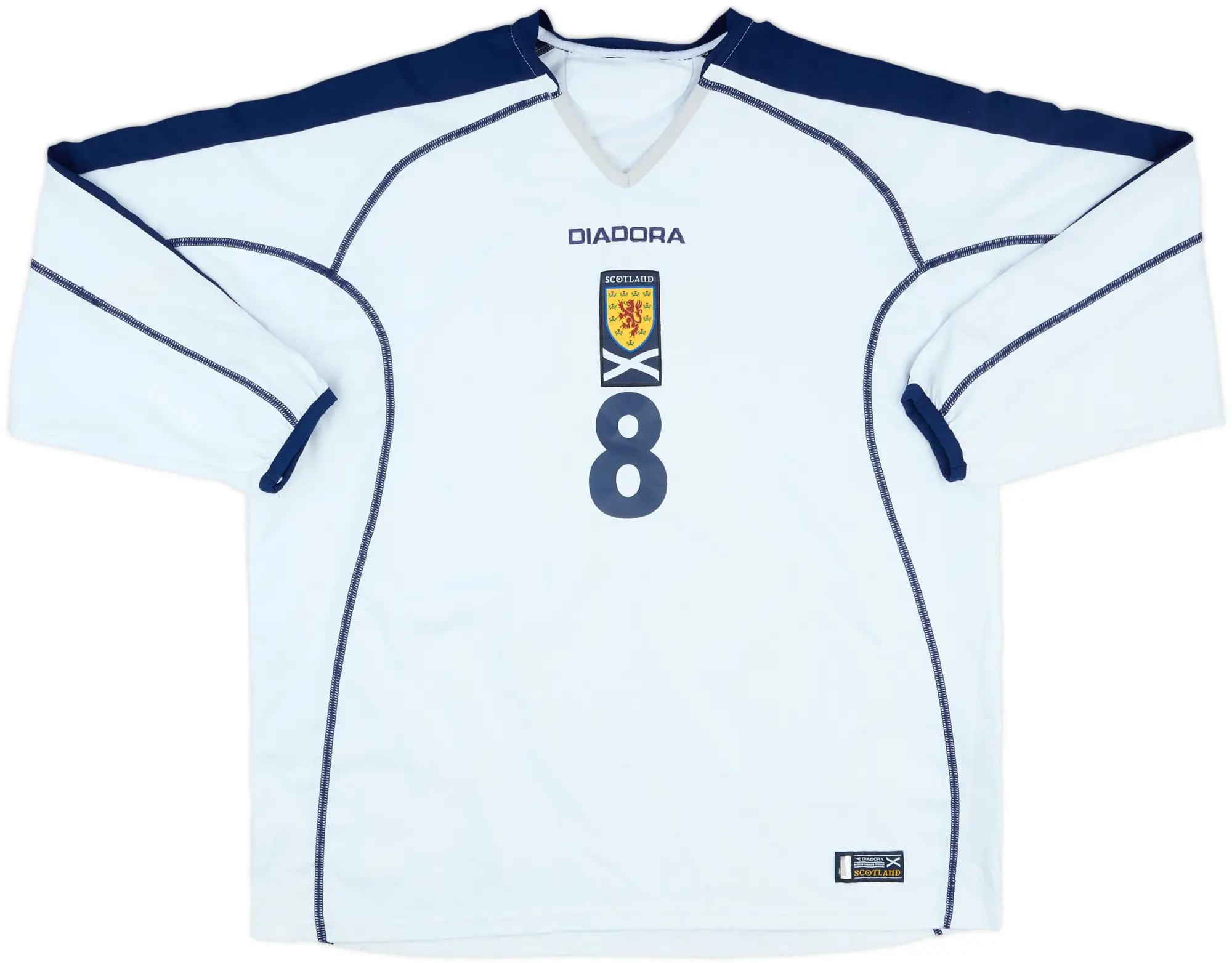 2003-05 Scotland Women Match Issue Away L/S Shirt #8