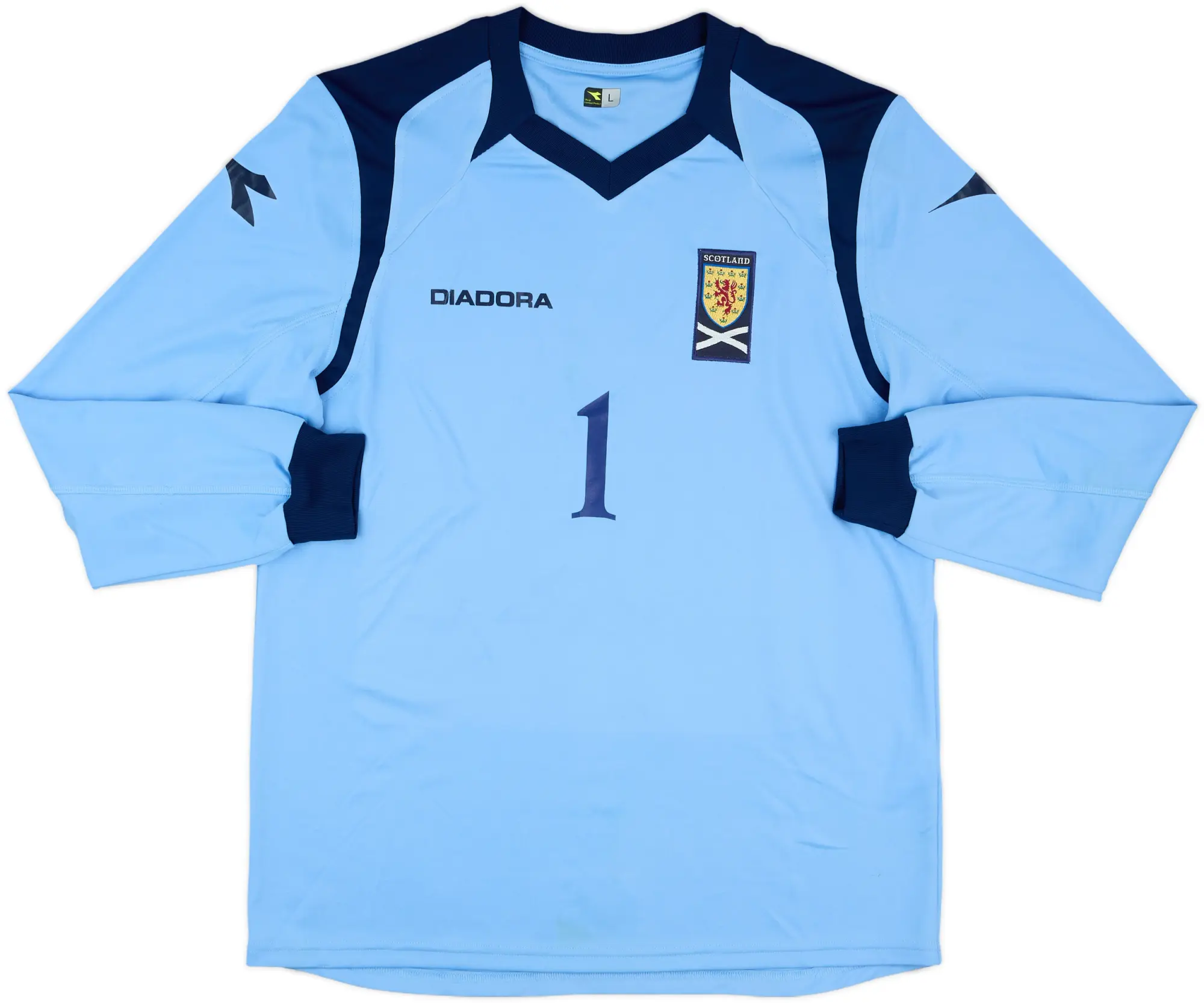 2008-09 Scotland Match Issue GK Shirt #1