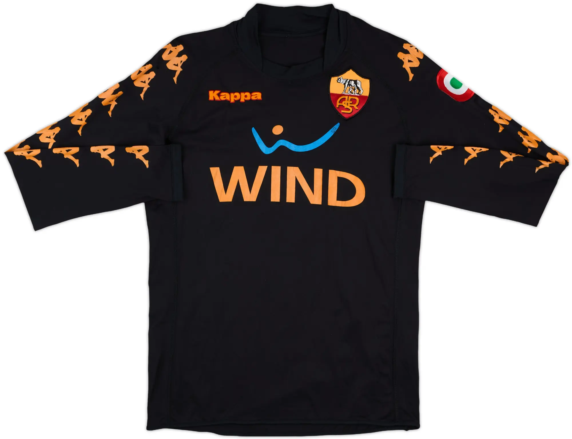 2008-09 Roma Match Issue Third L/S Shirt #32