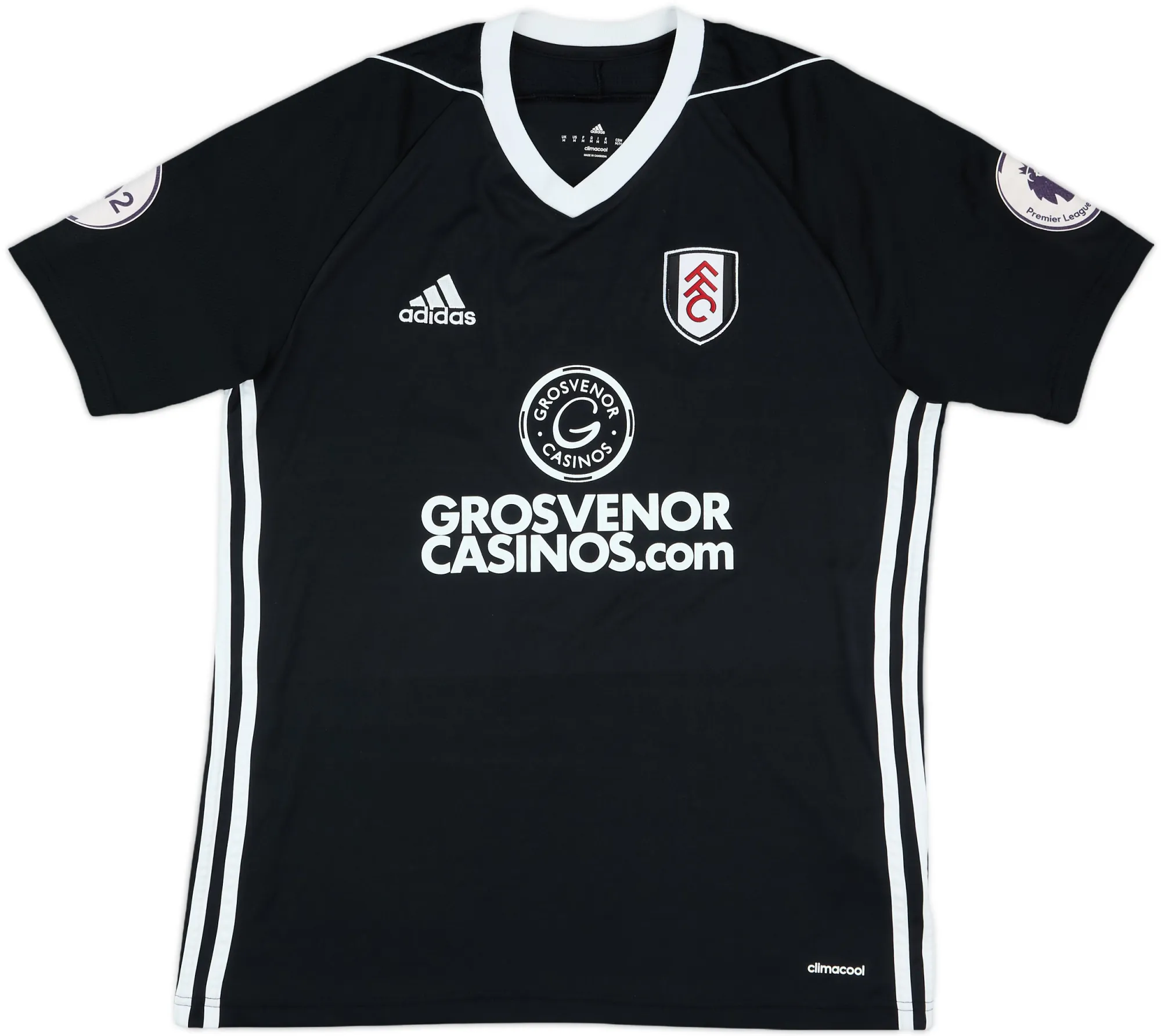 adidas Fulham Mens SS Player Issue Away Shirt 2017/18