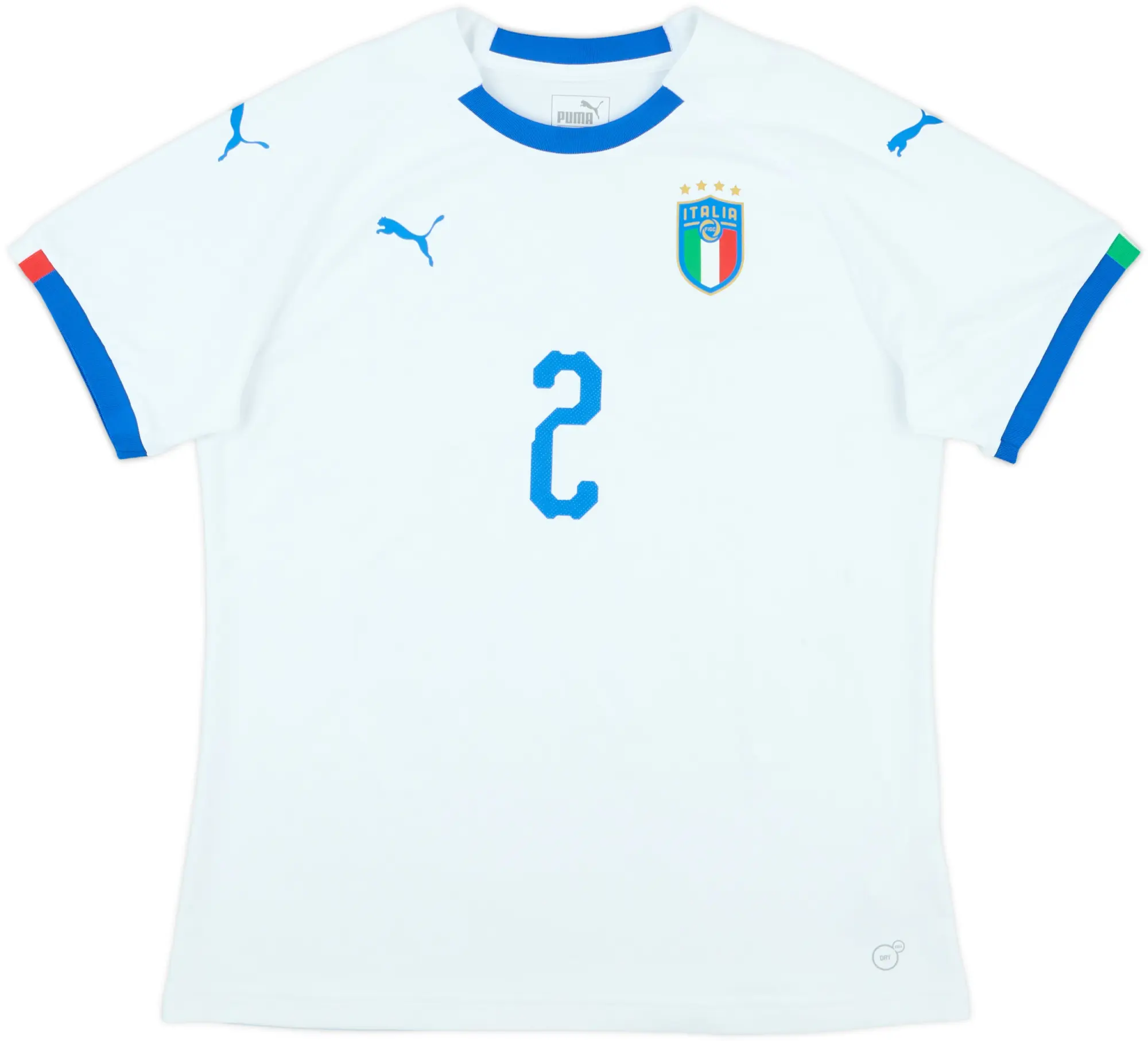 2018-19 Italy Women Match Issue Away Shirt #2
