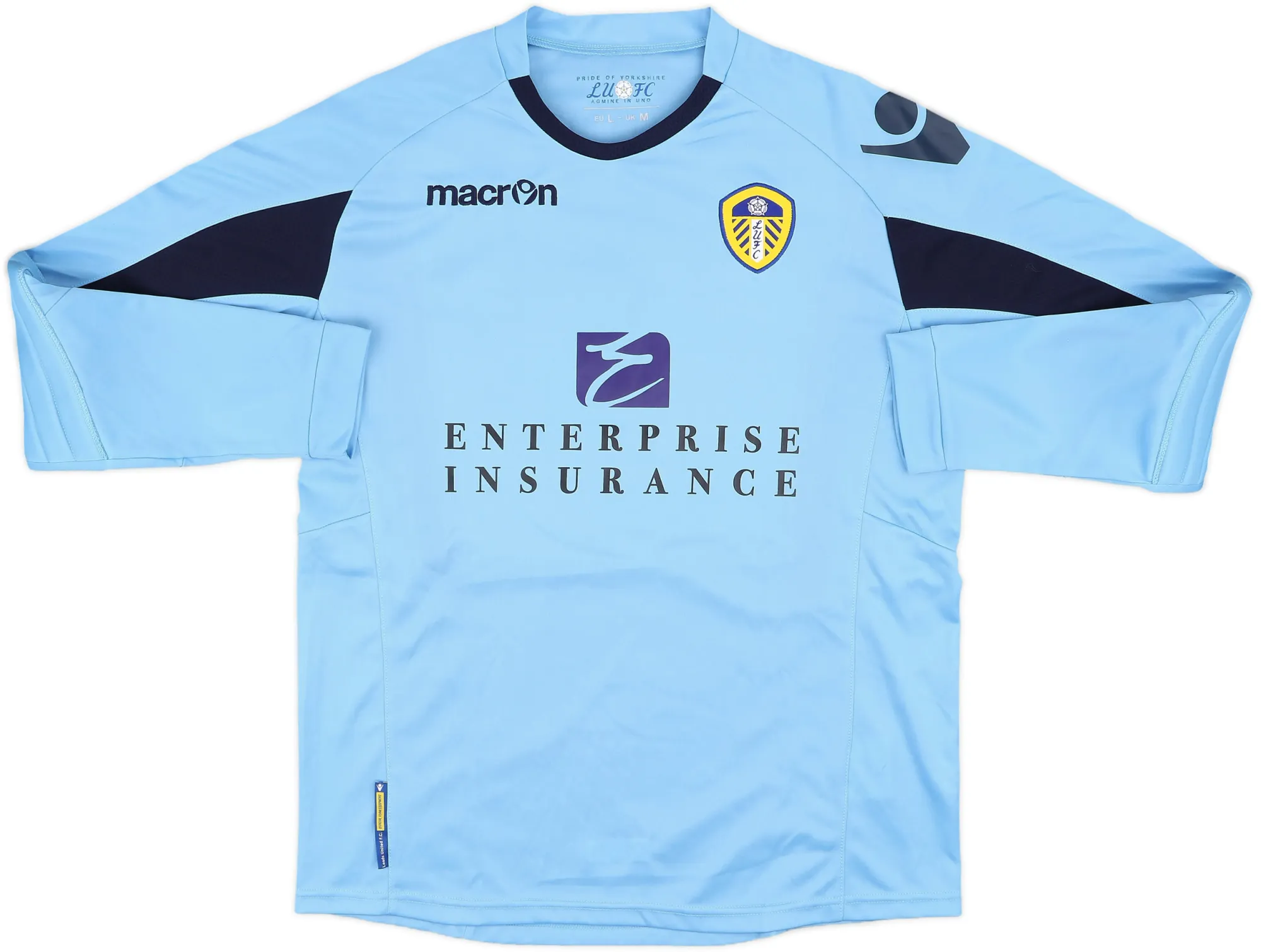 Macron Leeds United Mens LS Goalkeeper Home Shirt 2011/12