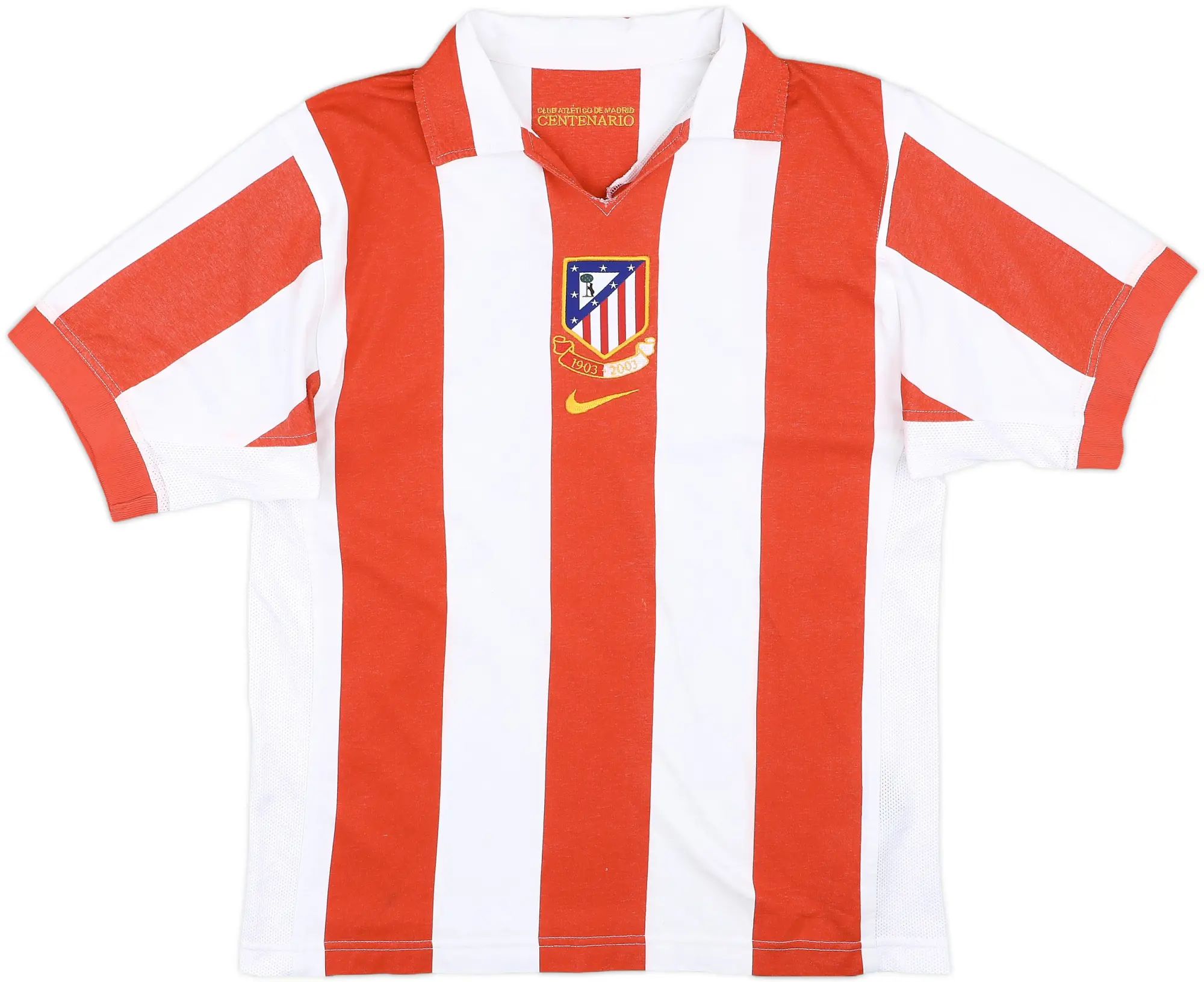 Nike Atlético Madrid Mens SS Home Shirt 2003/04
