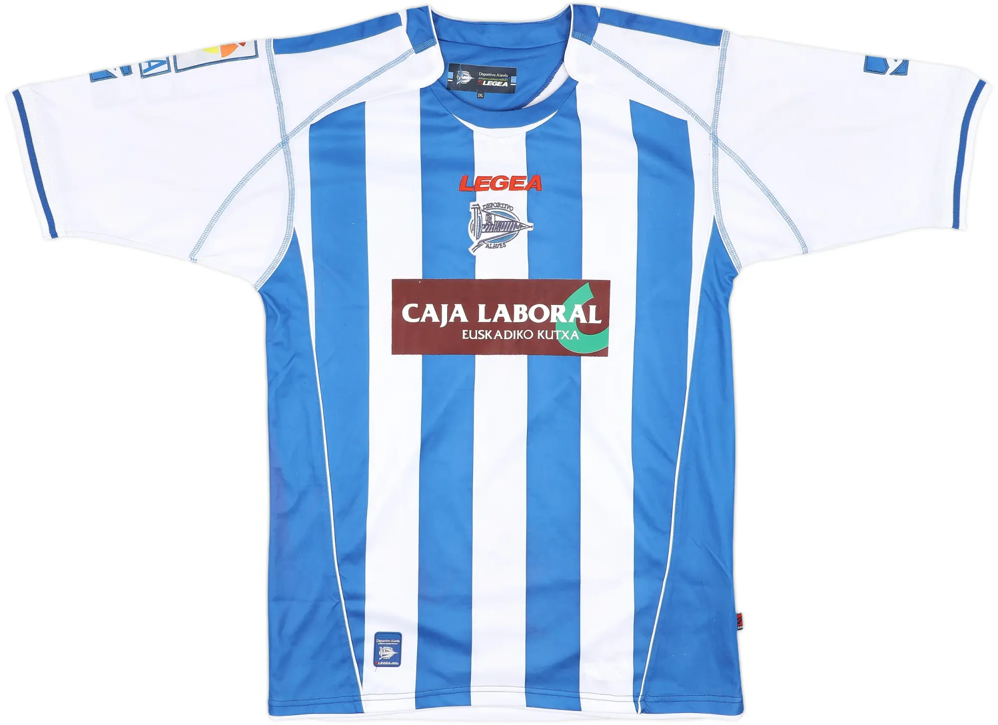 2009-10 Alaves Home Shirt - 8/10 - (XXL)