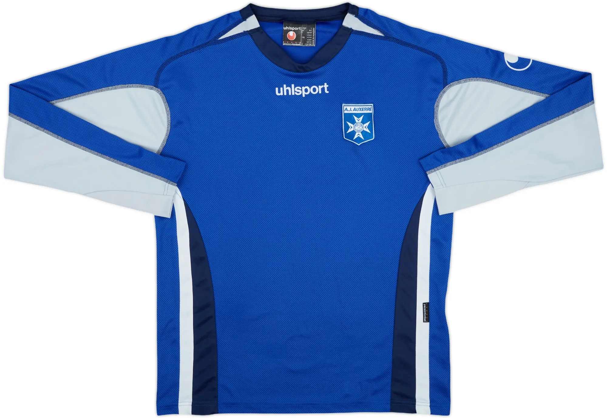 uhlsport Auxerre Mens LS Home Shirt 2005/06