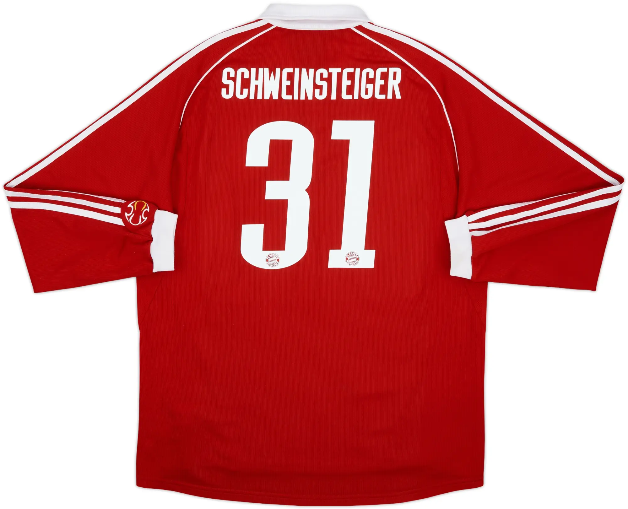 adidas Bayern Munich Mens LS Player Issue Home Shirt 2006/07