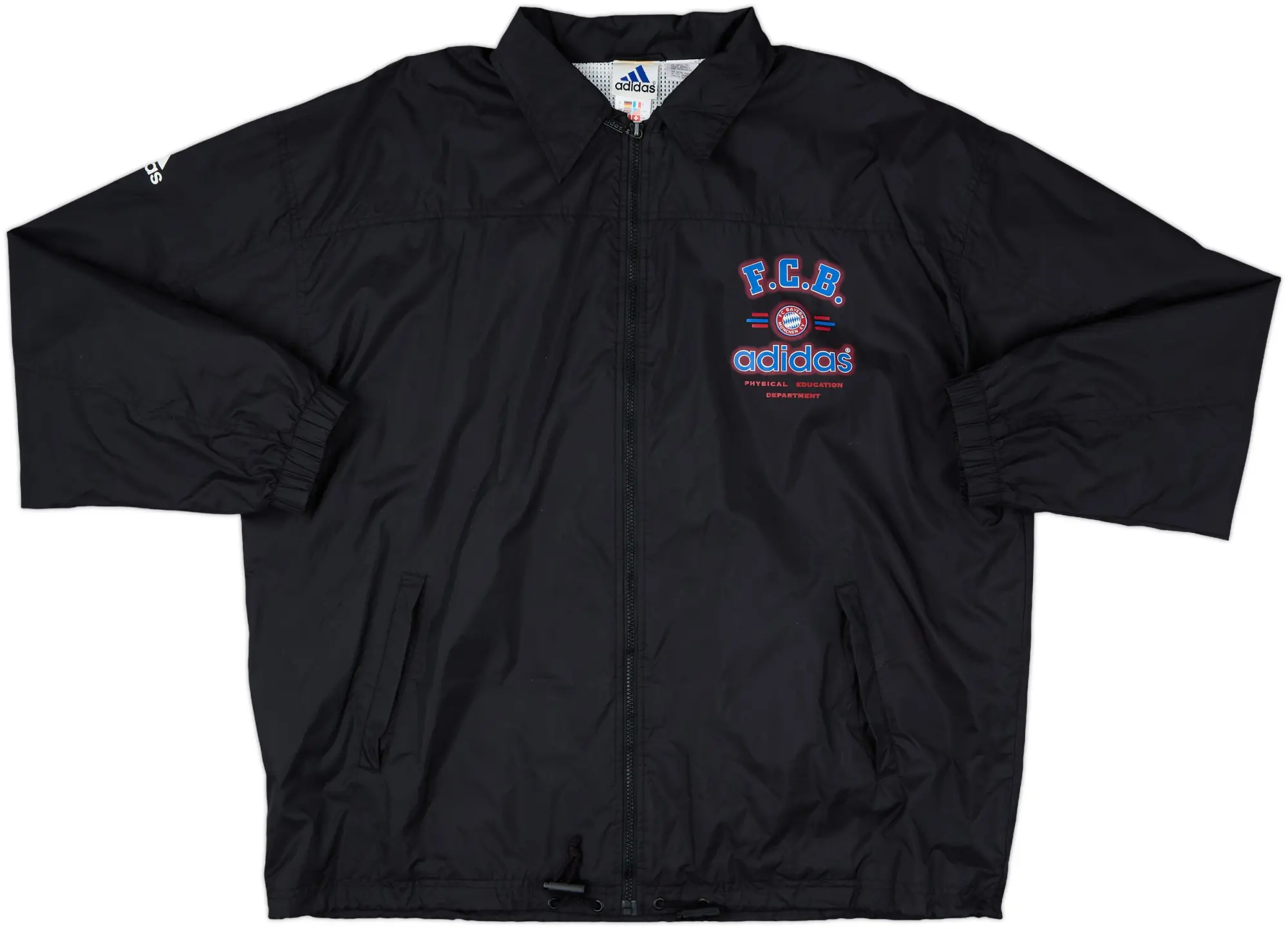 1992-93 Bayern Munich Physical Education Department adidas Bench Coat - 8/10 - (L)