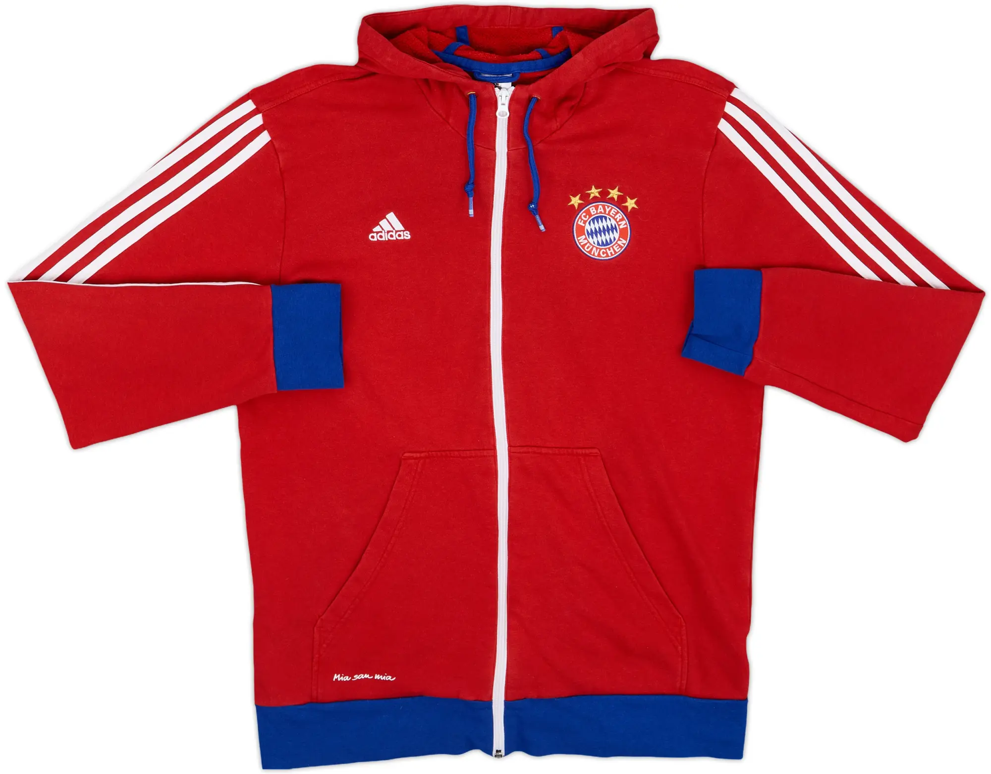 2014-15 Bayern Munich adidas Hooded Sweat Top - 7/10 - (L)