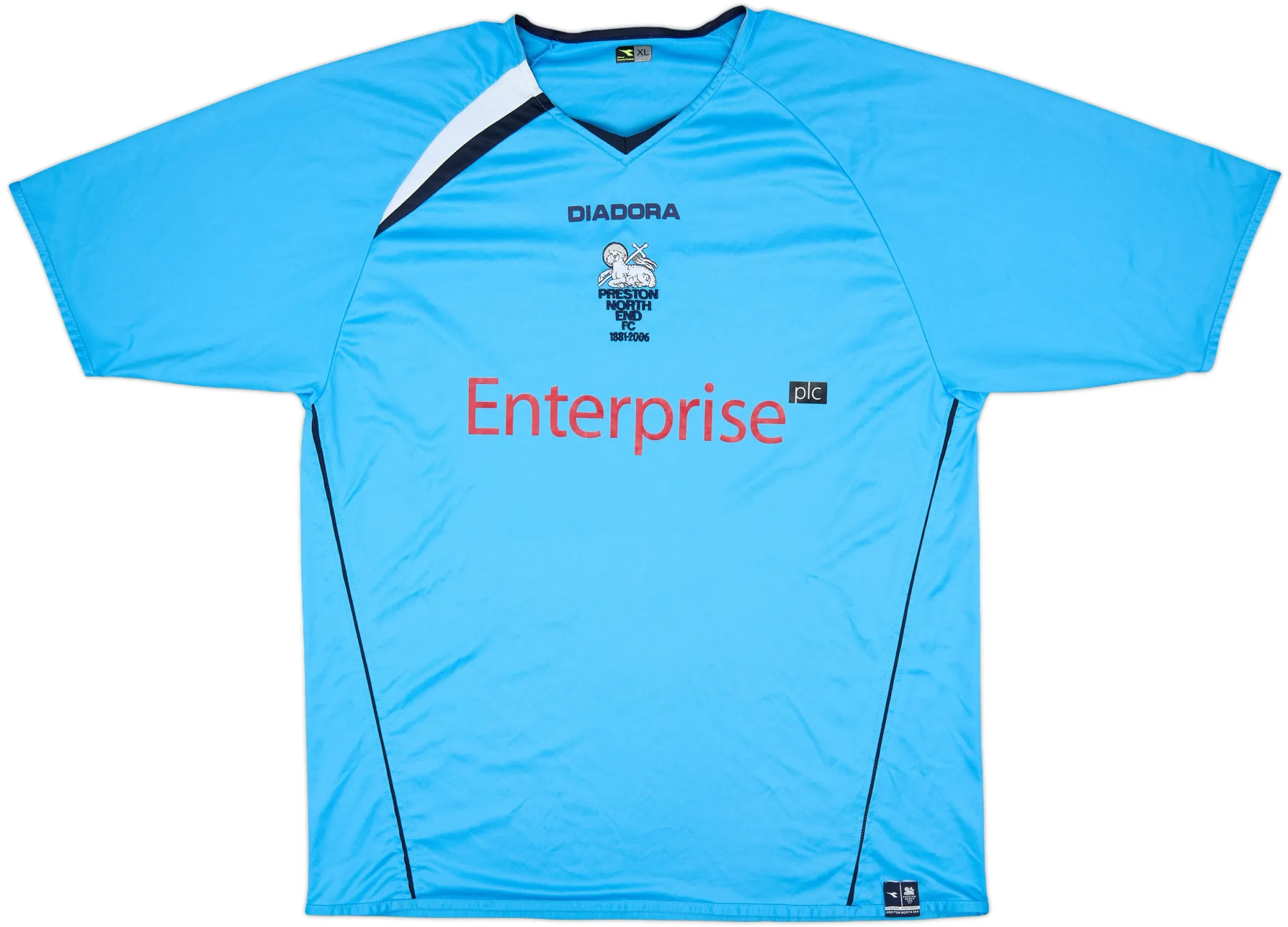 Diadora Preston North End Mens SS Away Shirt 2005/06