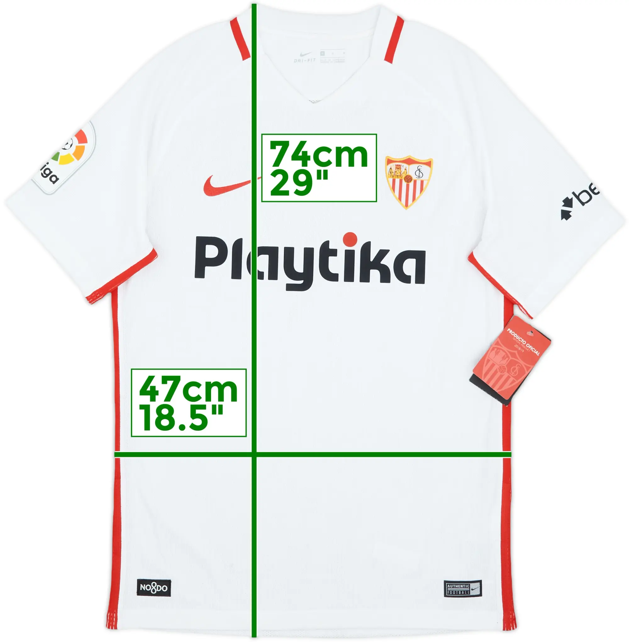 Nike Sevilla Mens SS Home Shirt 2018/19