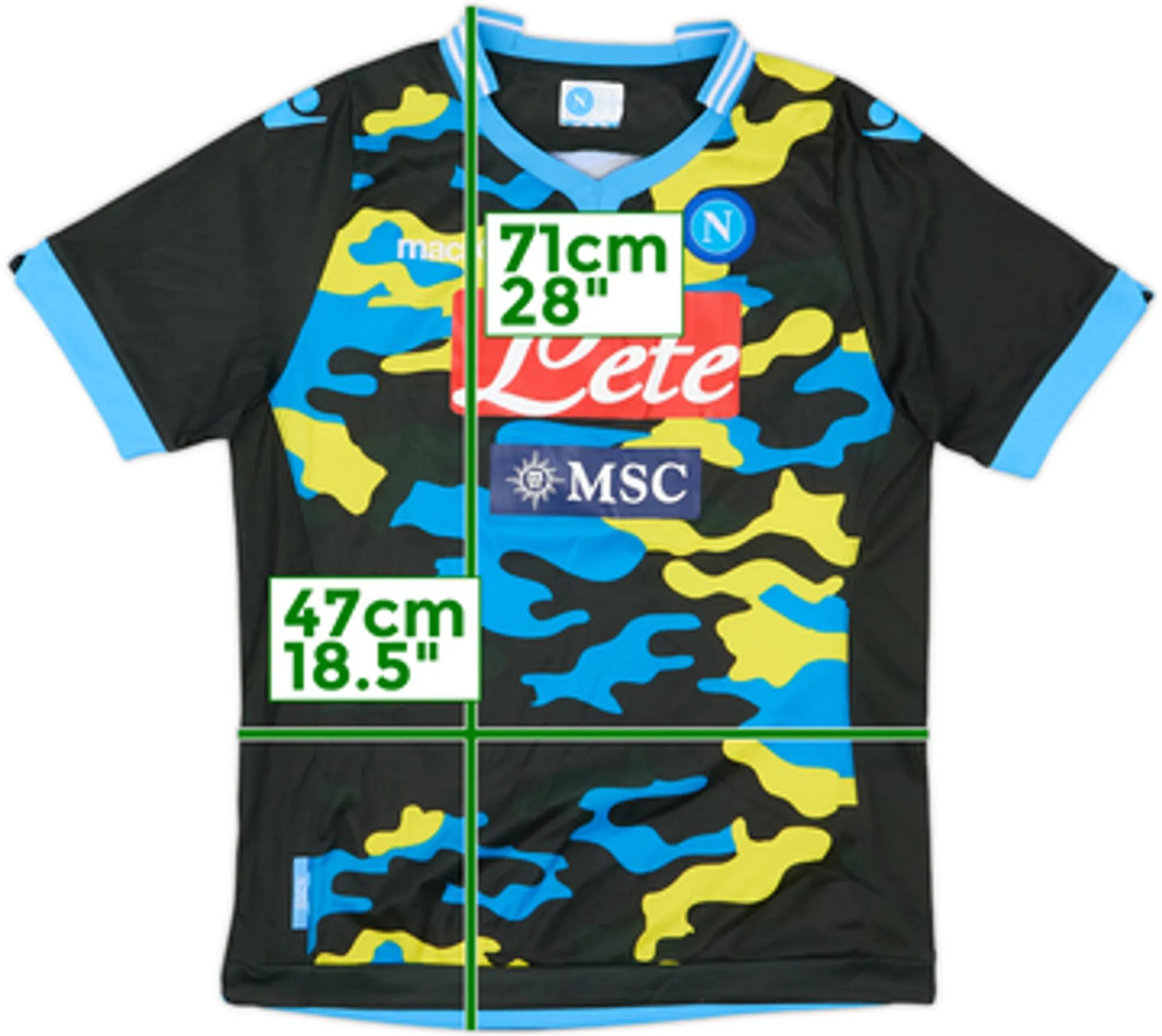 Macron Napoli Boys SS Away Shirt 2013/14