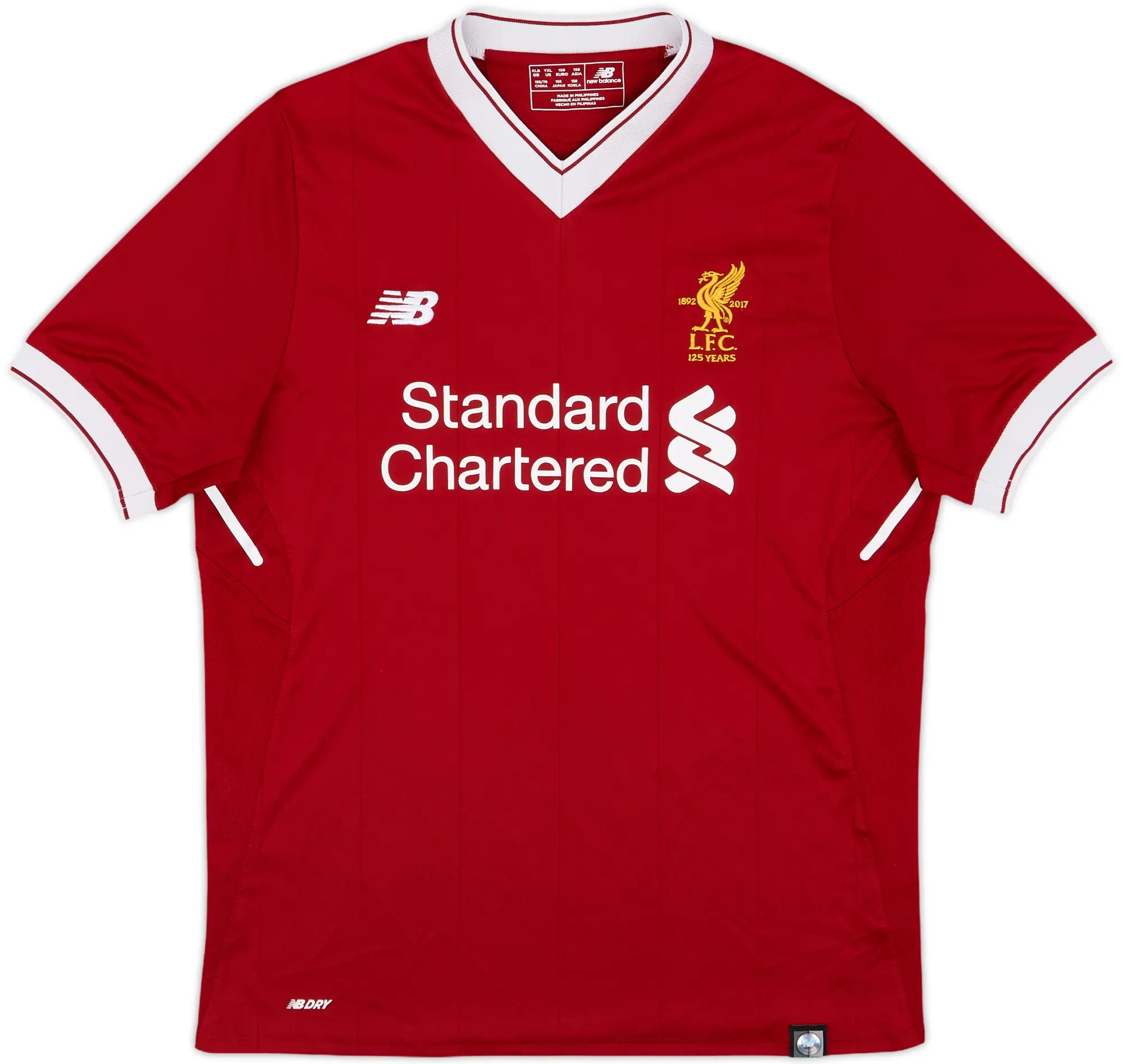 2017-18 Liverpool 125 Years Home Shirt - 10/10 - (XL.Boys)