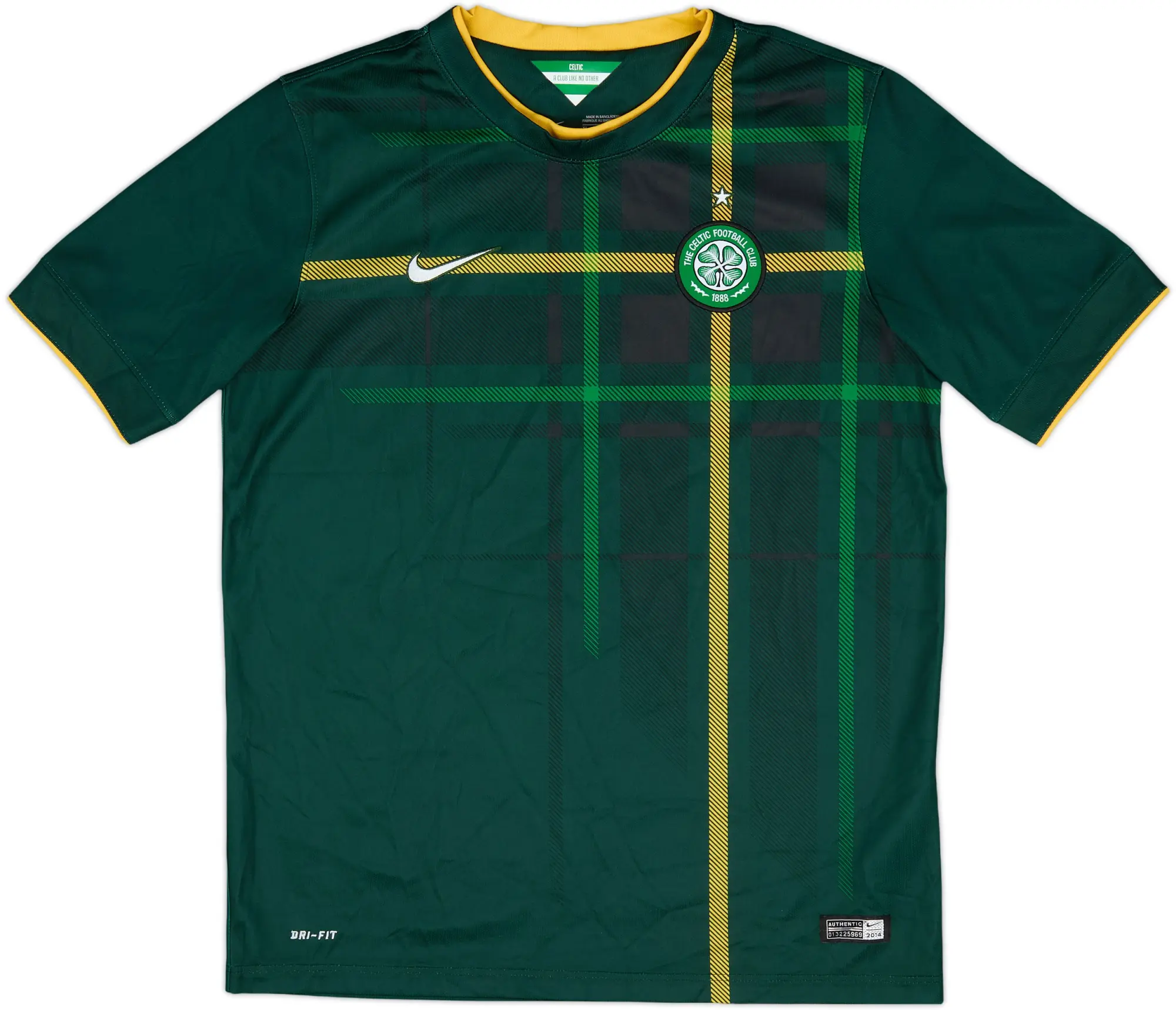 Nike Celtic Boys SS Away Shirt 2014/15