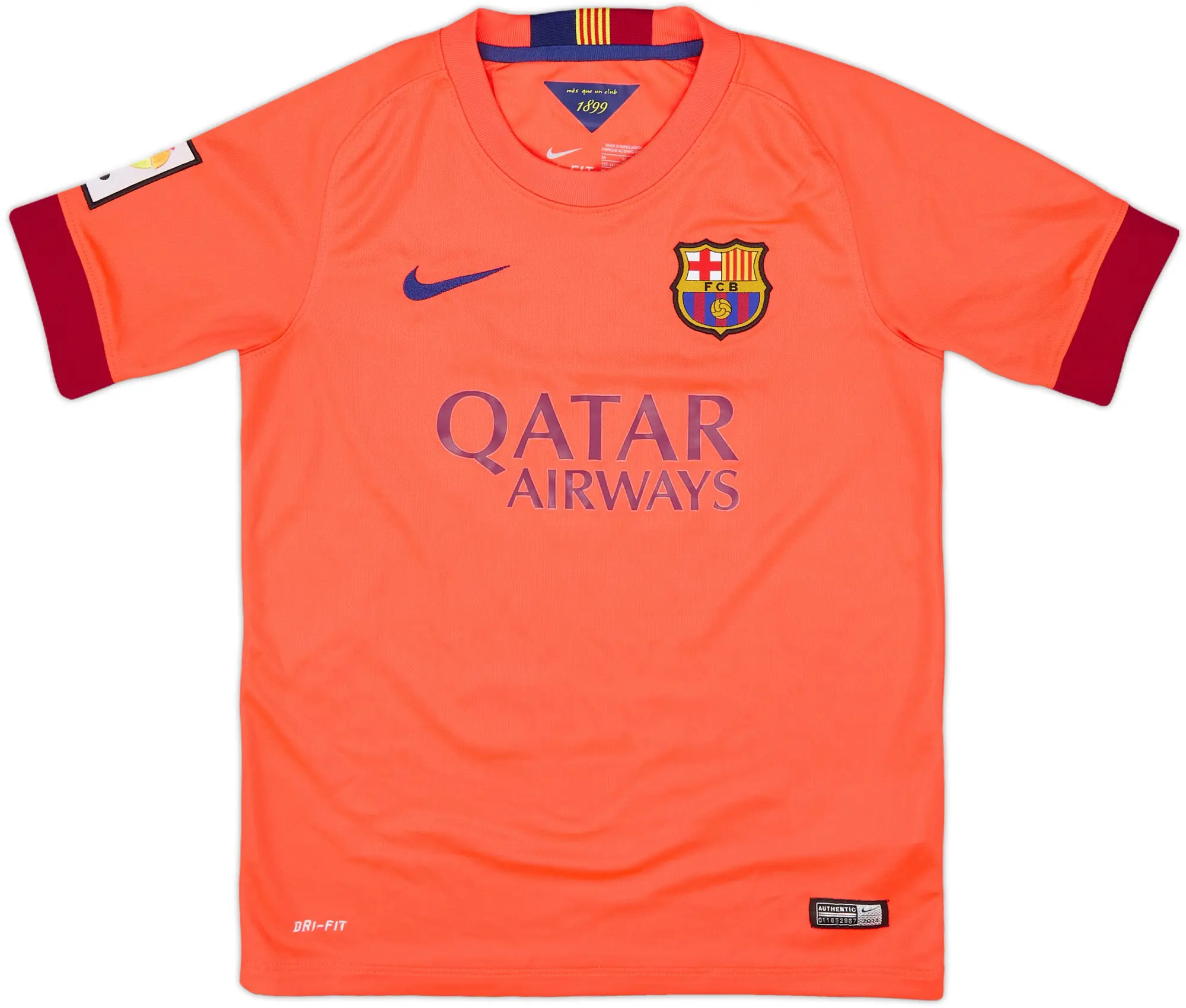 2014-15 Barcelona Away Shirt - 10/10 - (M.Boys)