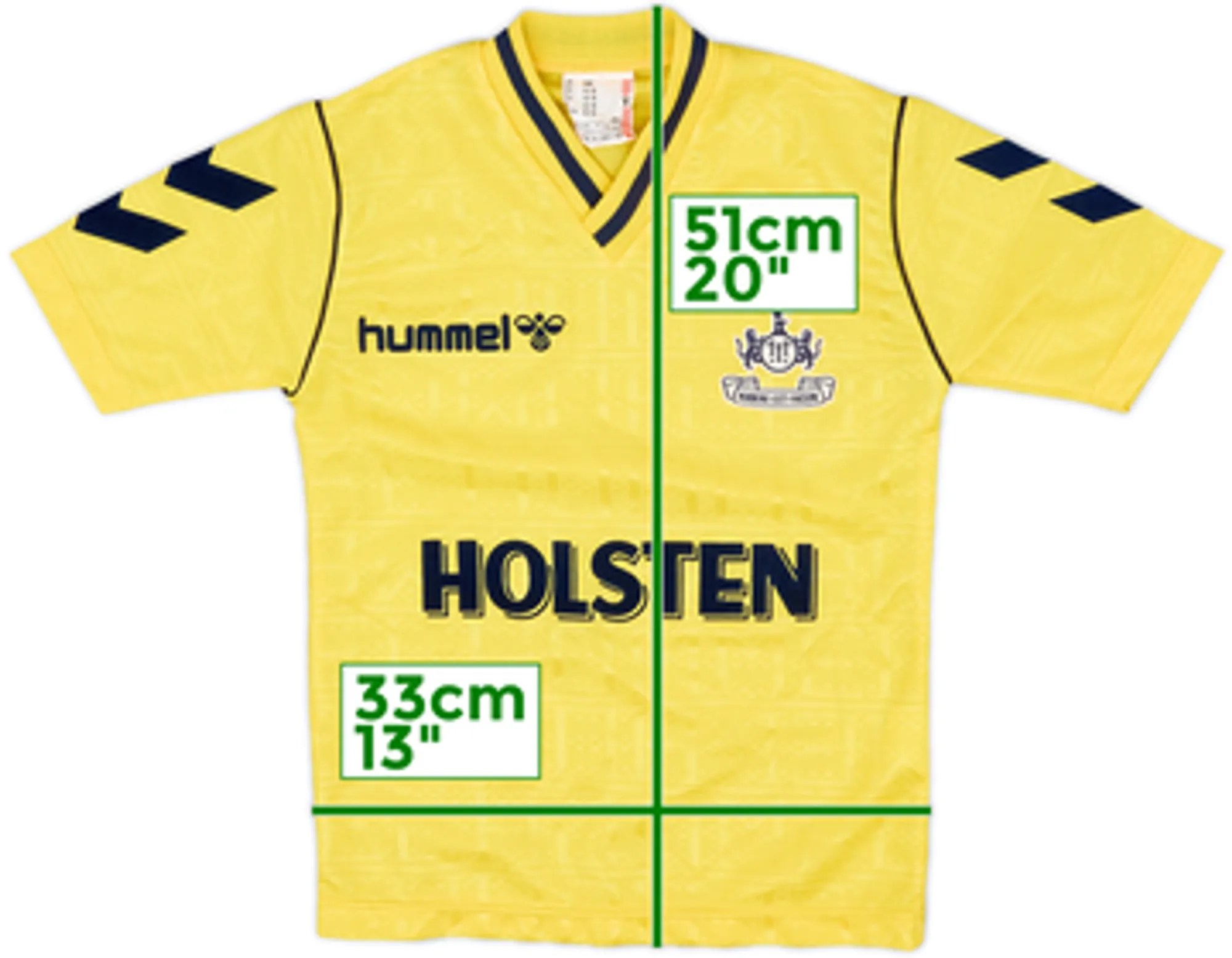 Hummel Tottenham Hotspur Mens SS Away Shirt 1988/89