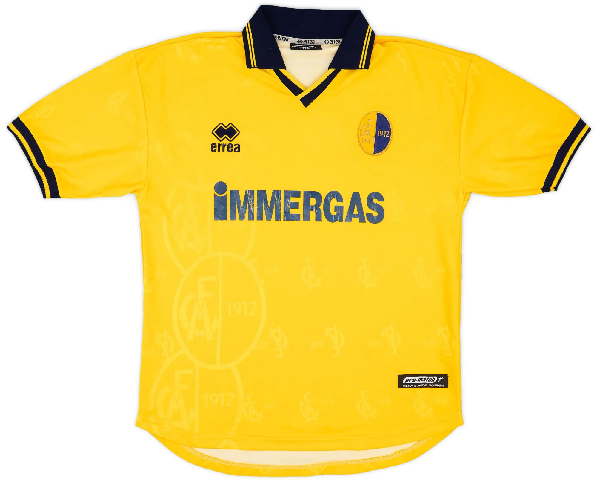 Errea Modena Mens SS Home Shirt 2001/02