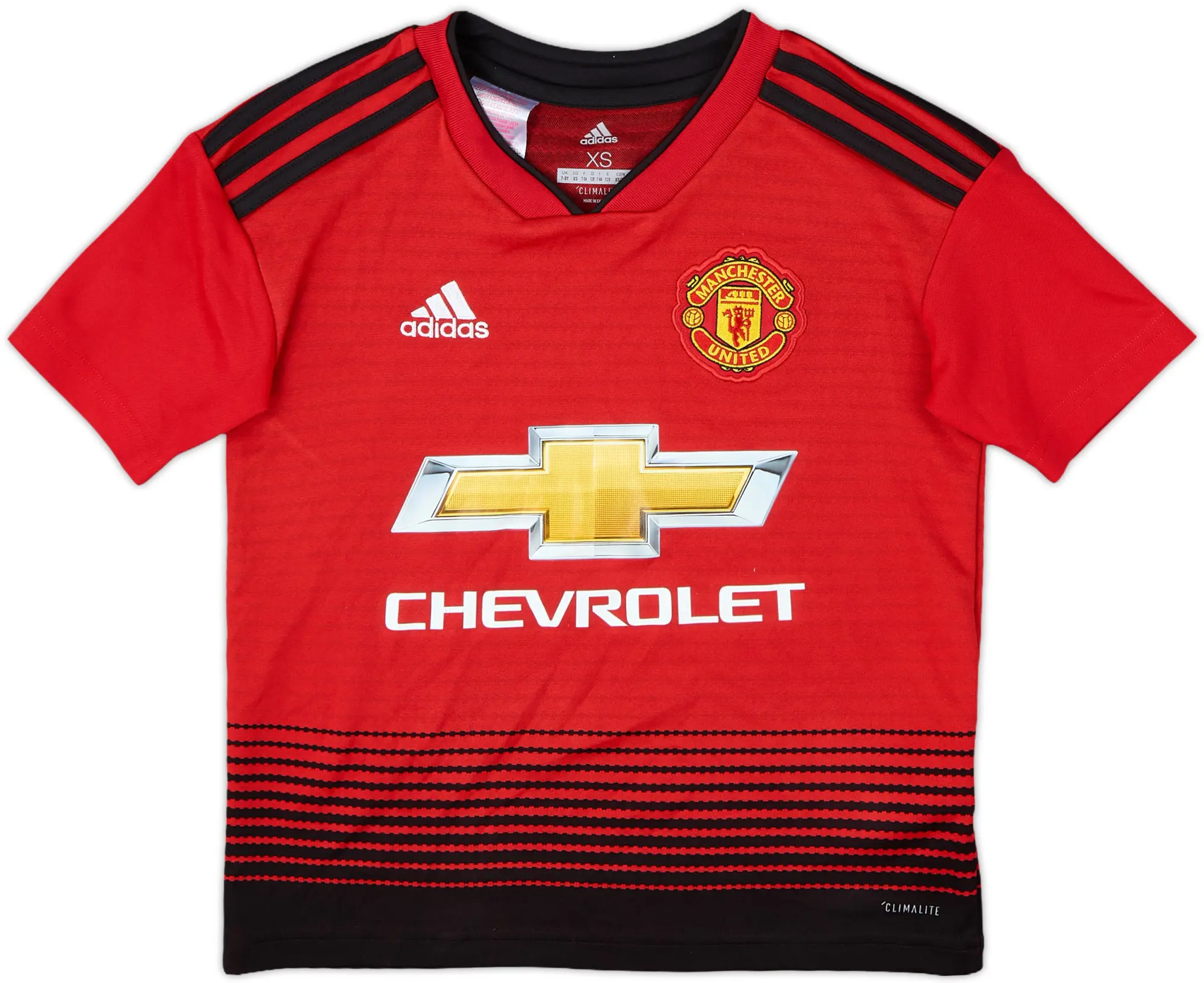 2018-19 Manchester United Home Shirt - 6/10 - (7-8 Years)