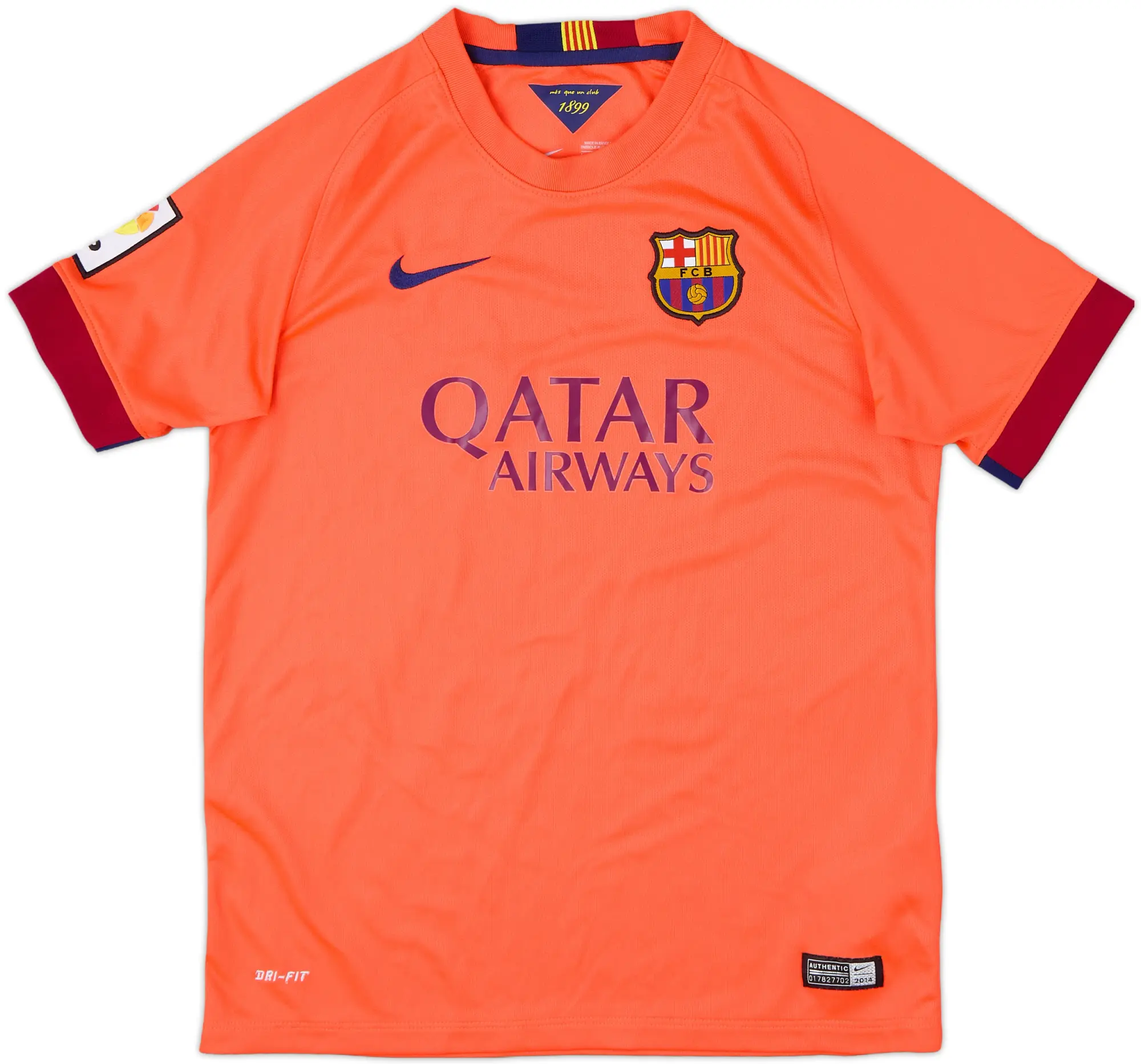 2014-15 Barcelona Away Shirt - 8/10 - (L.Boys)