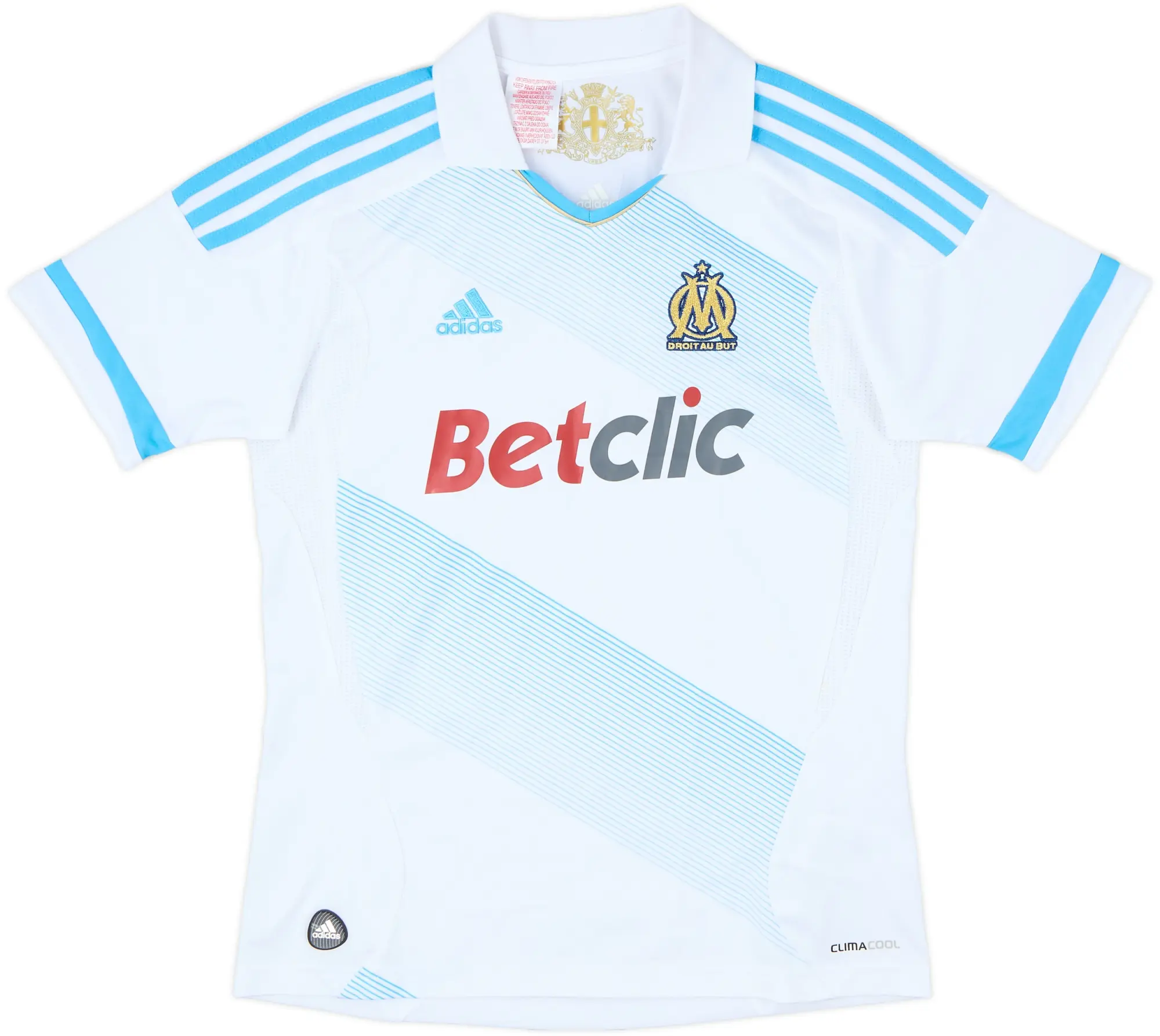 2011-12 Olympique Marseille Home Shirt - 8/10 - (M.Boys)