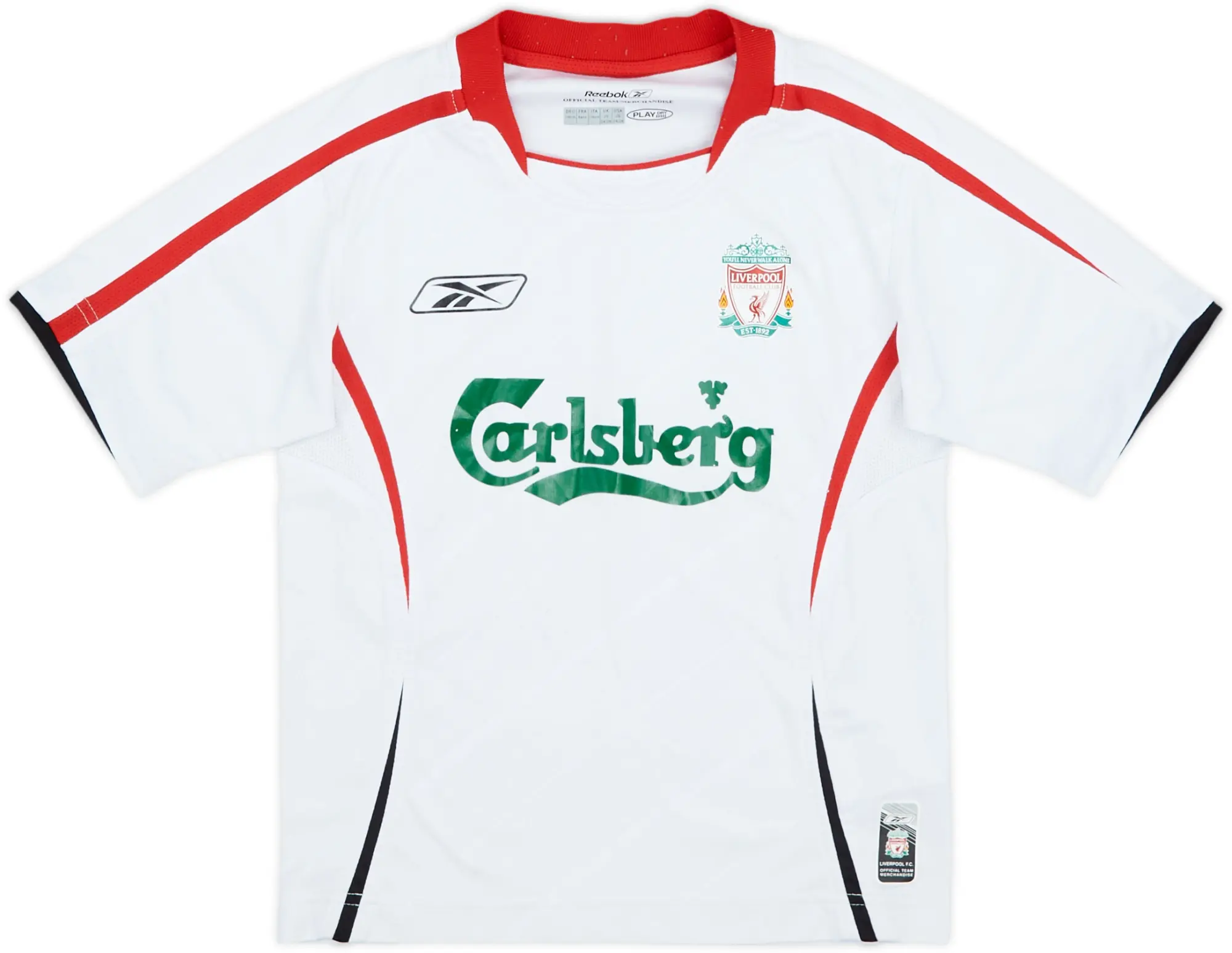 2005-06 Liverpool Away Shirt - 8/10 - (S.Boys)