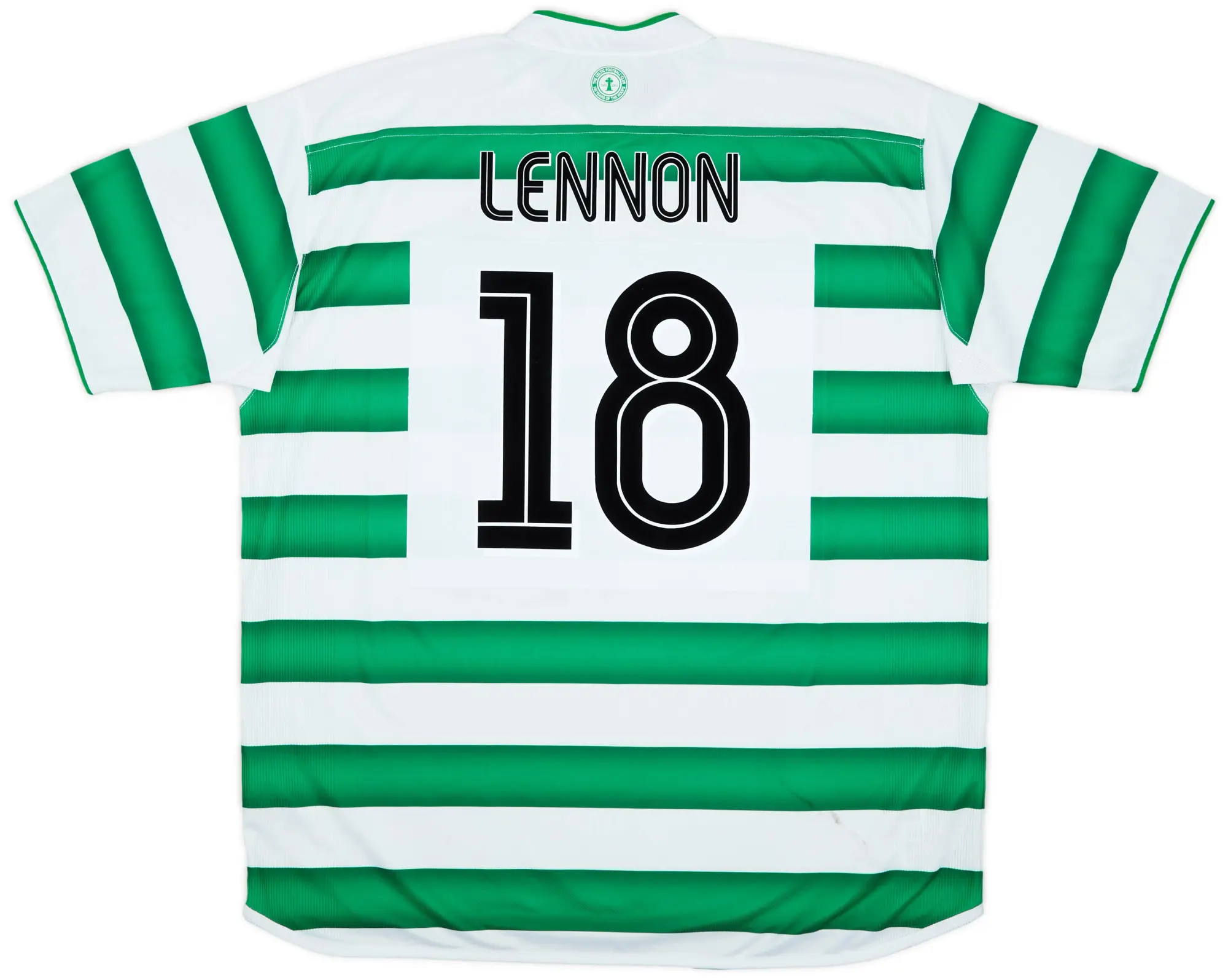 2003-04 Celtic Home Shirt Lennon #18 - 7/10 - (XXL)
